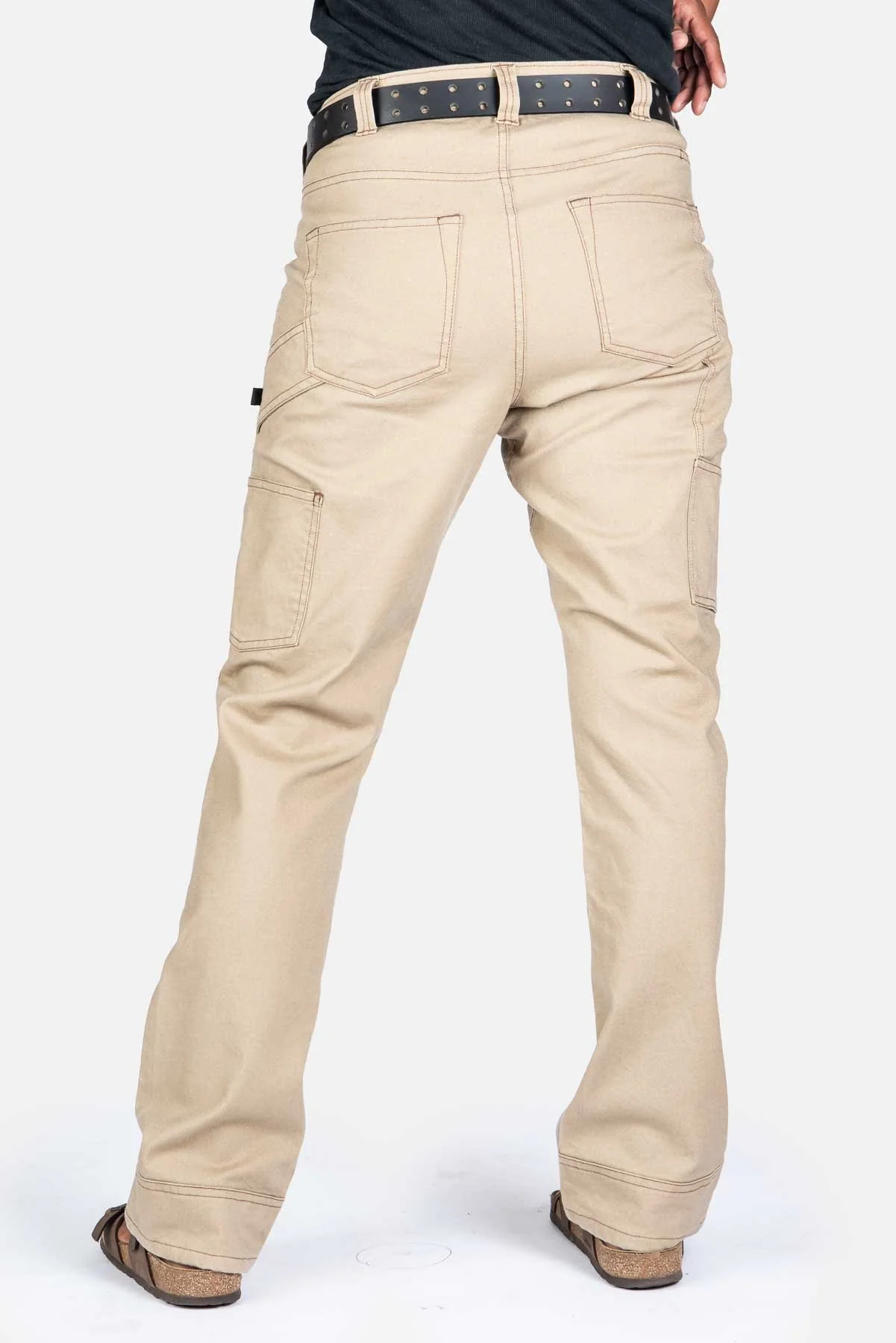 Anna Taskpant in Khaki Canvas - Image 3