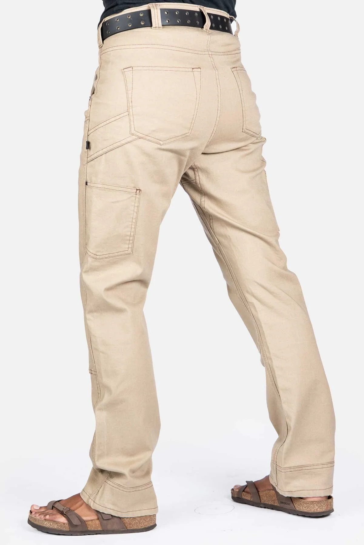 Anna Taskpant in Khaki Canvas - Image 5
