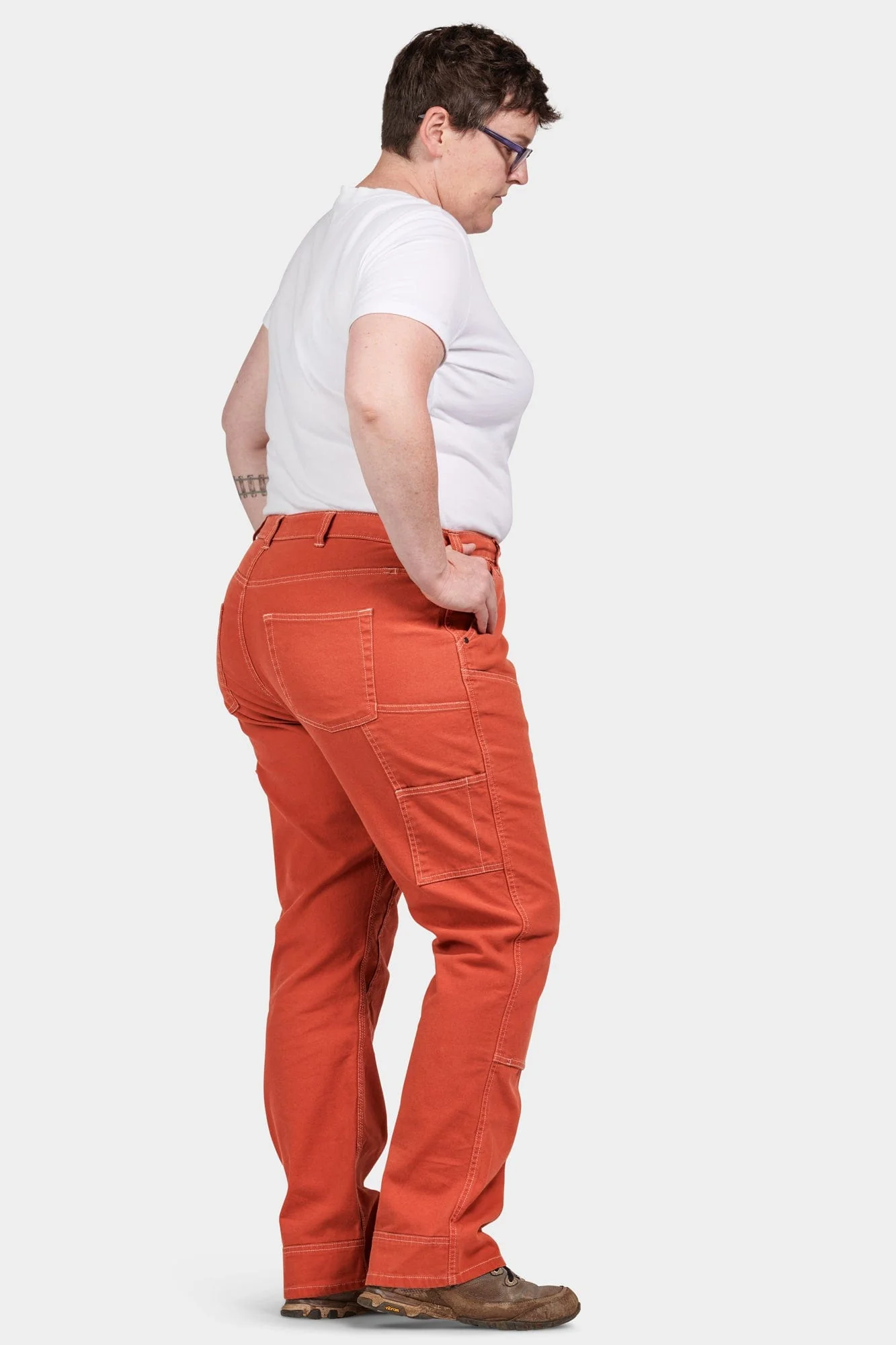 Anna Taskpant in Paprika Canvas - Image 4