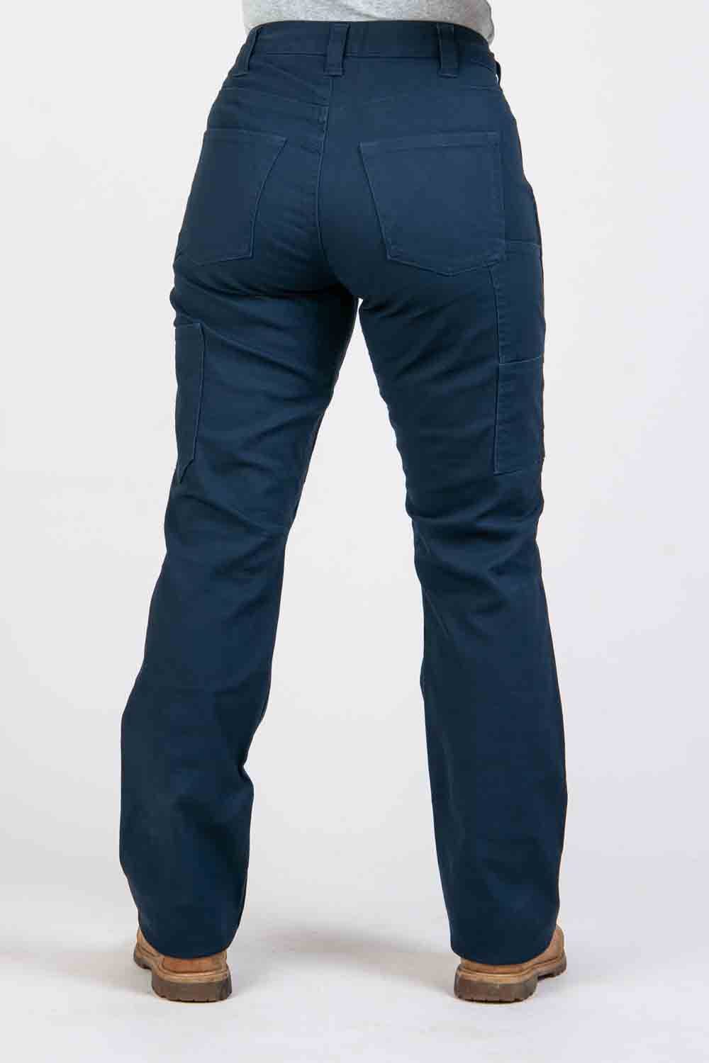 Anna Taskpant in Uniform Navy Canvas - Image 3