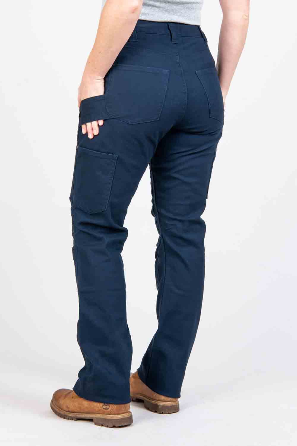 Anna Taskpant in Uniform Navy Canvas - Image 4