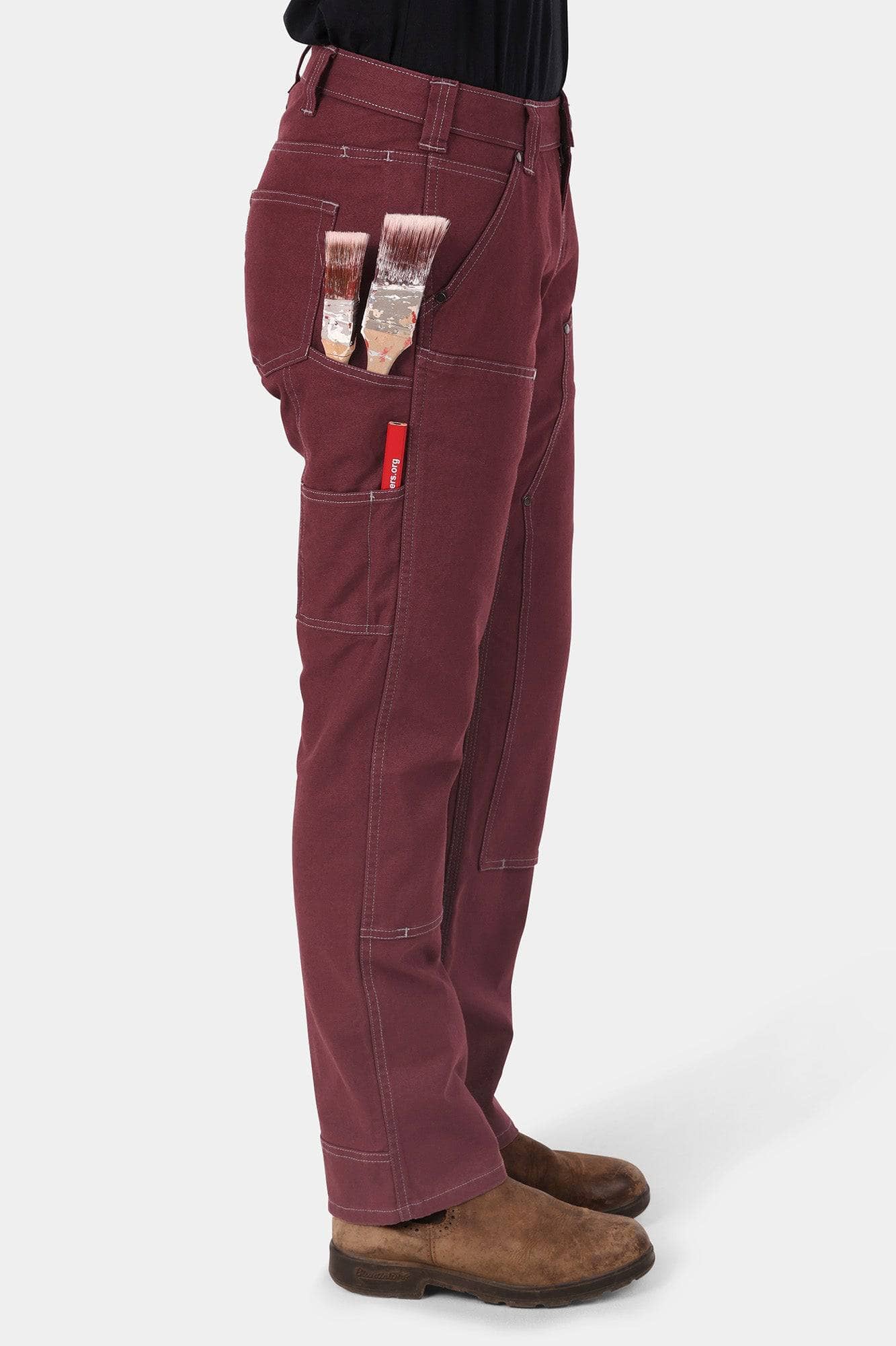 Anna Taskpant in Elderberry Canvas - Image 5