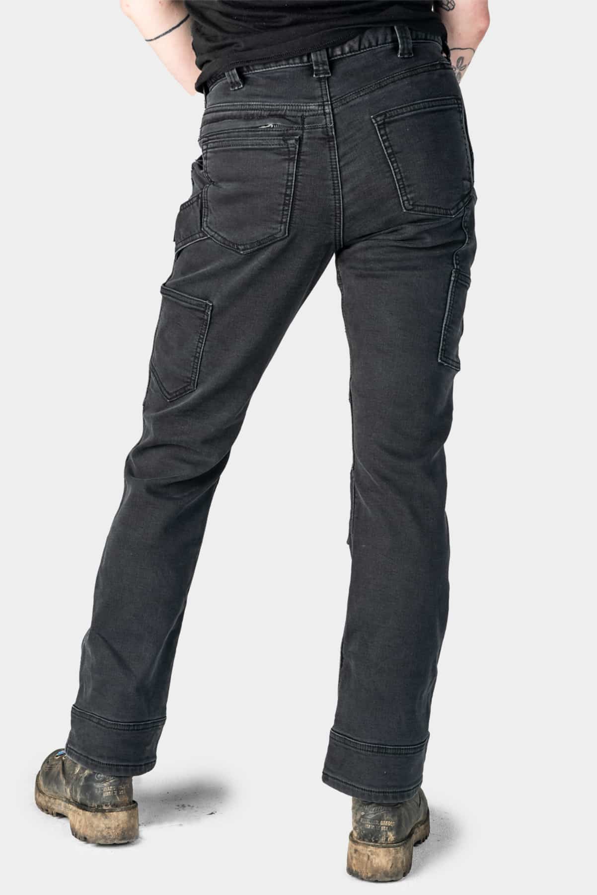 Britt Utility in Black Thermal Denim - Image 5