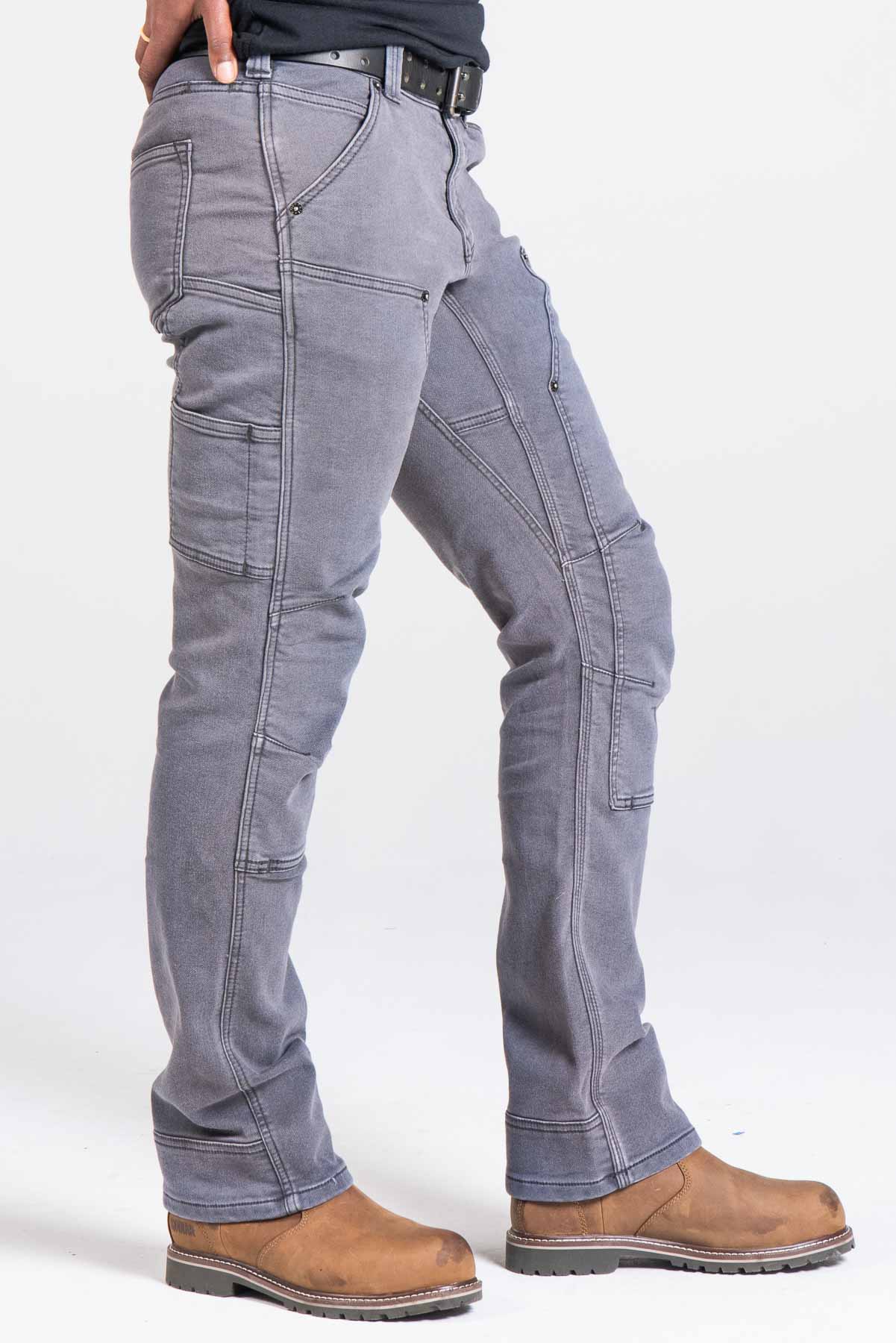 Britt Utility in Grey Thermal Denim - Image 4