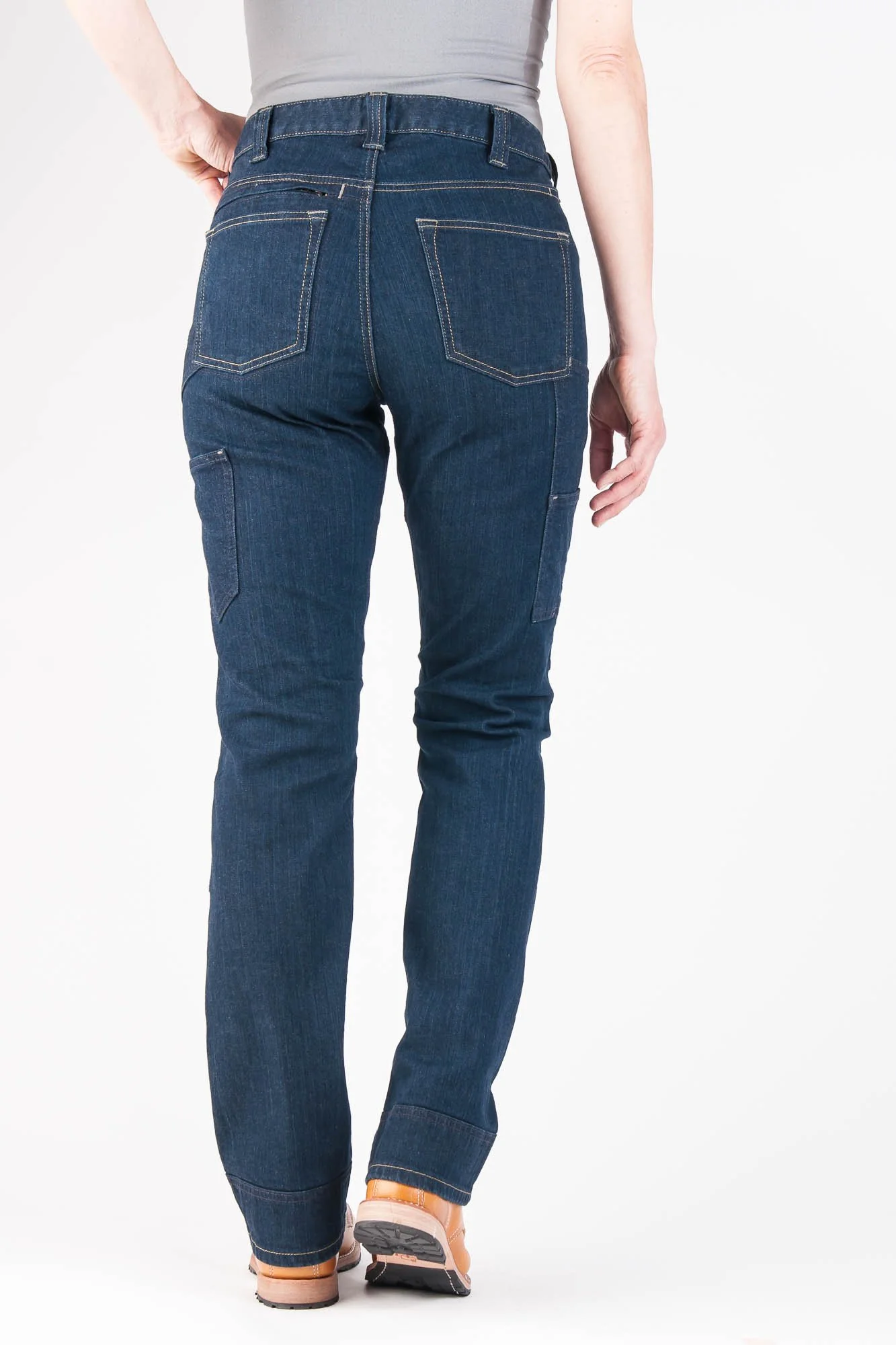 Britt Utility in Reinforced Indigo Denim - Image 4