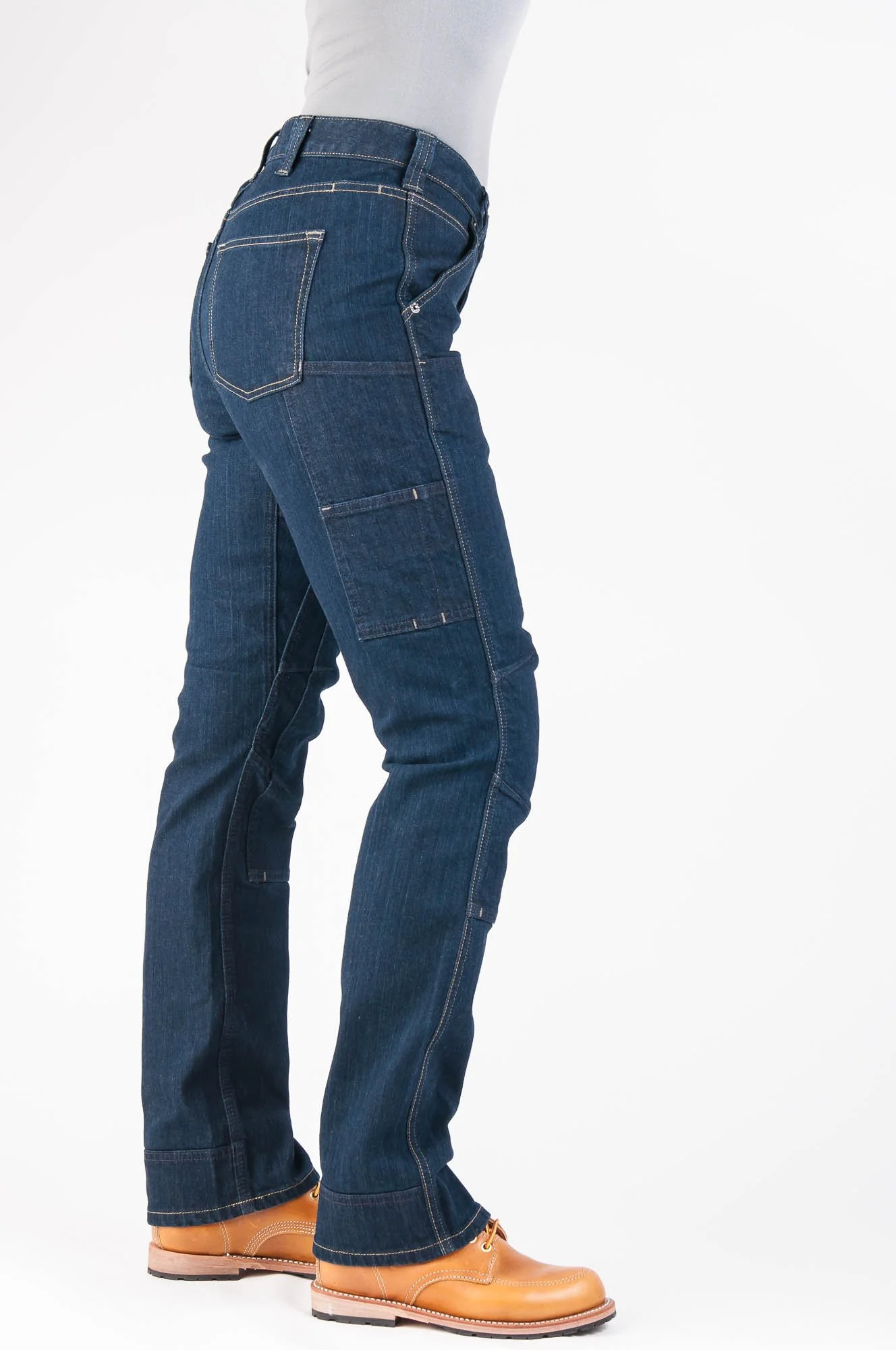 Britt Utility in Reinforced Indigo Denim - Image 5