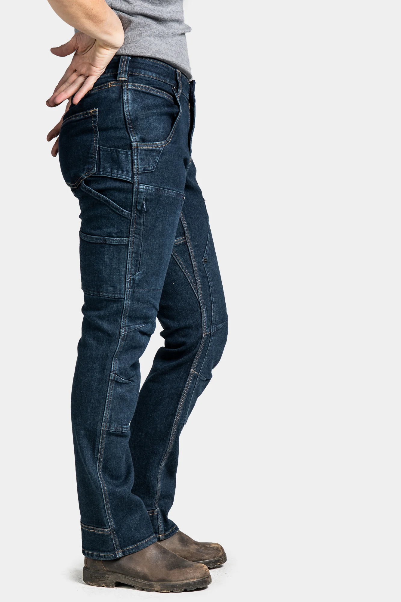 Britt X Power Hemp In Indigo Denim - Image 13