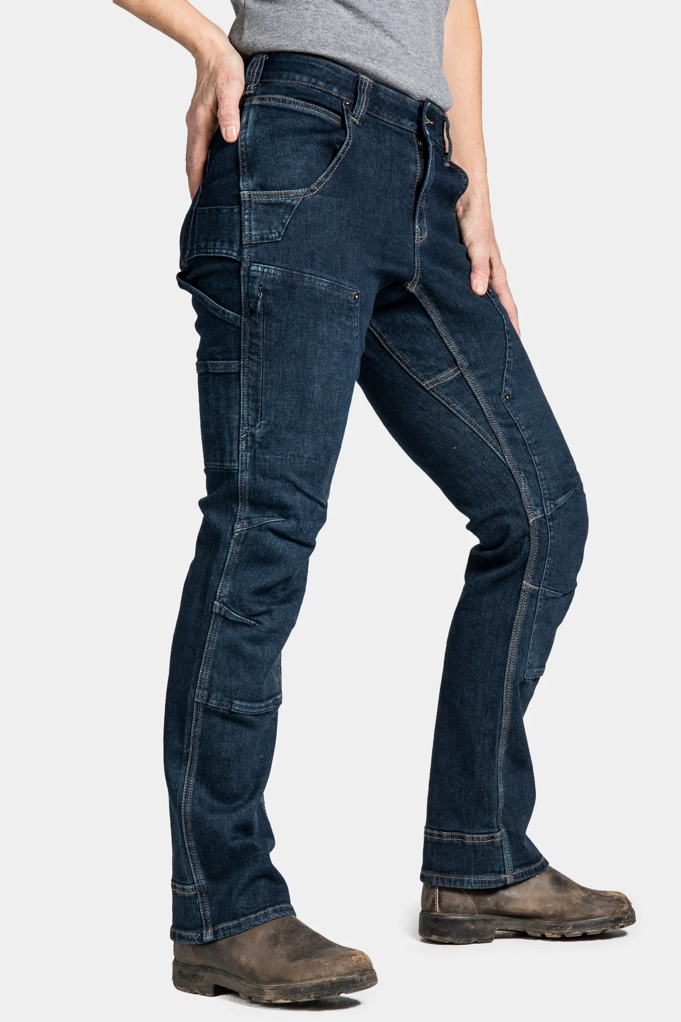 Britt X Power Hemp In Indigo Denim - Image 14