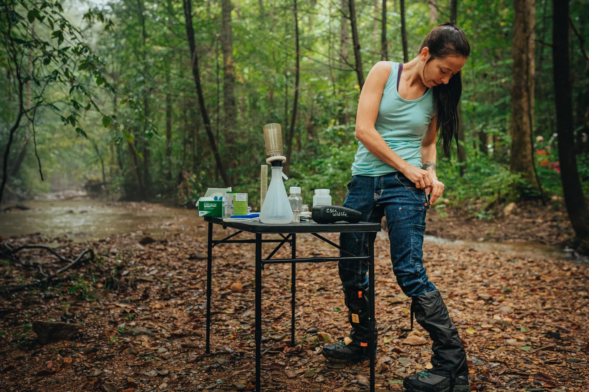 Britt X Power Hemp In Indigo Denim - Image 3