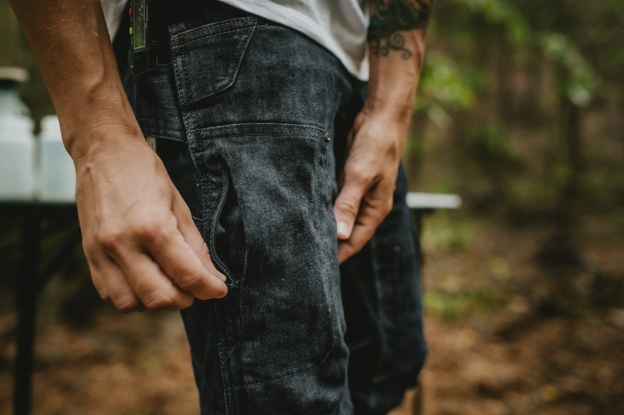 Britt X Power Hemp In Indigo Denim - Image 6