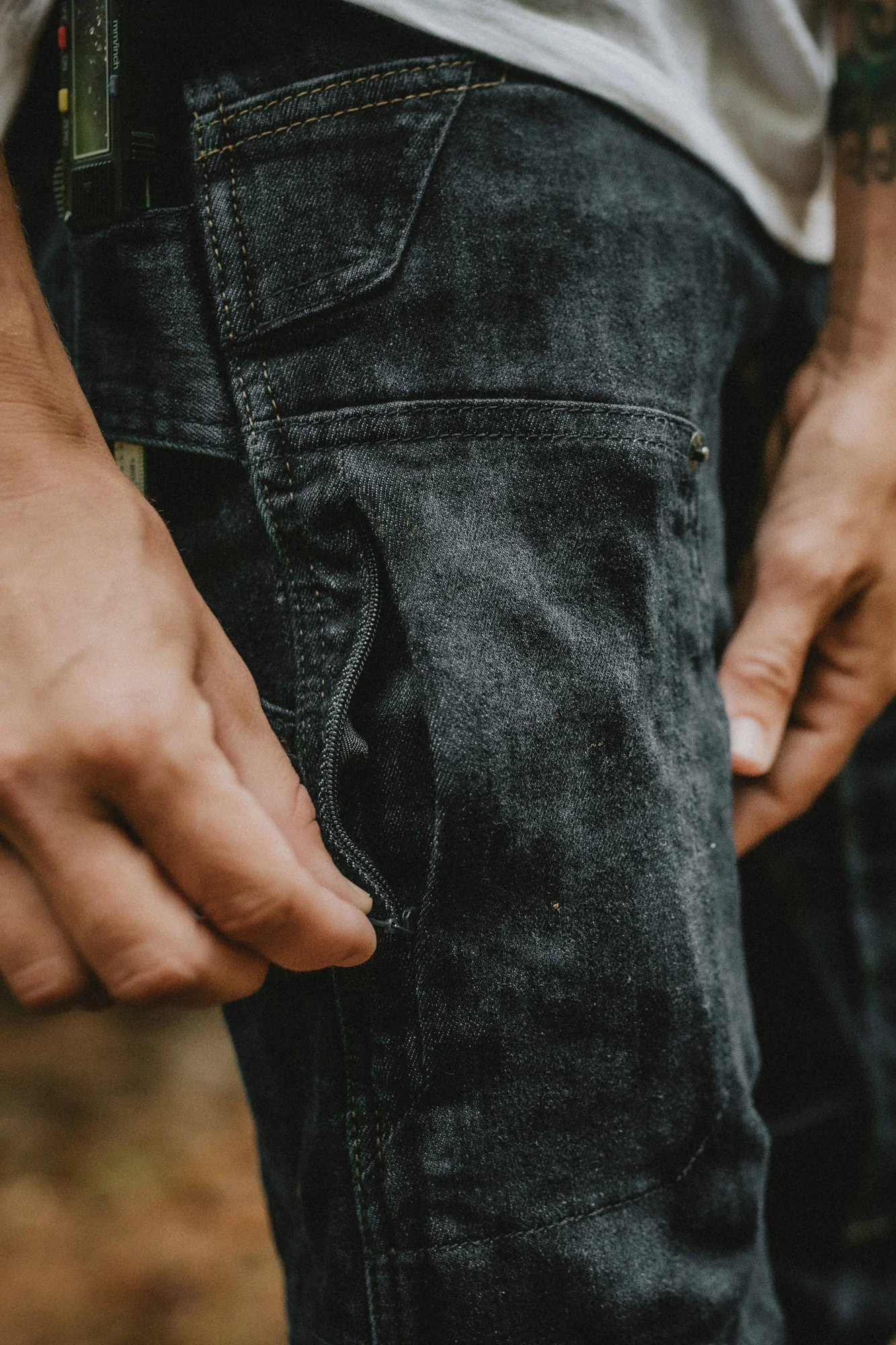Britt X Power Hemp In Indigo Denim - Image 7