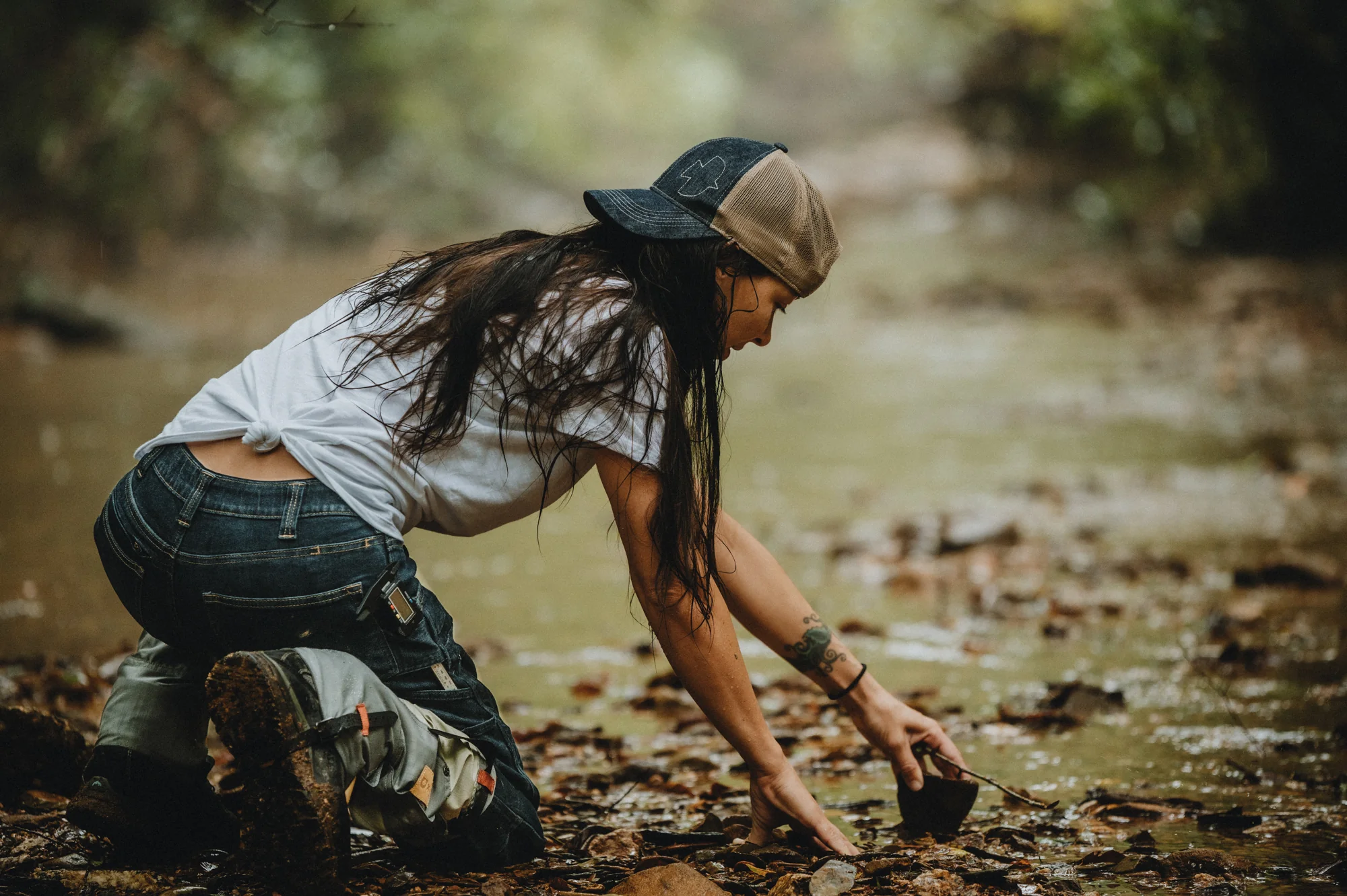 Britt X Power Hemp In Indigo Denim - Image 9