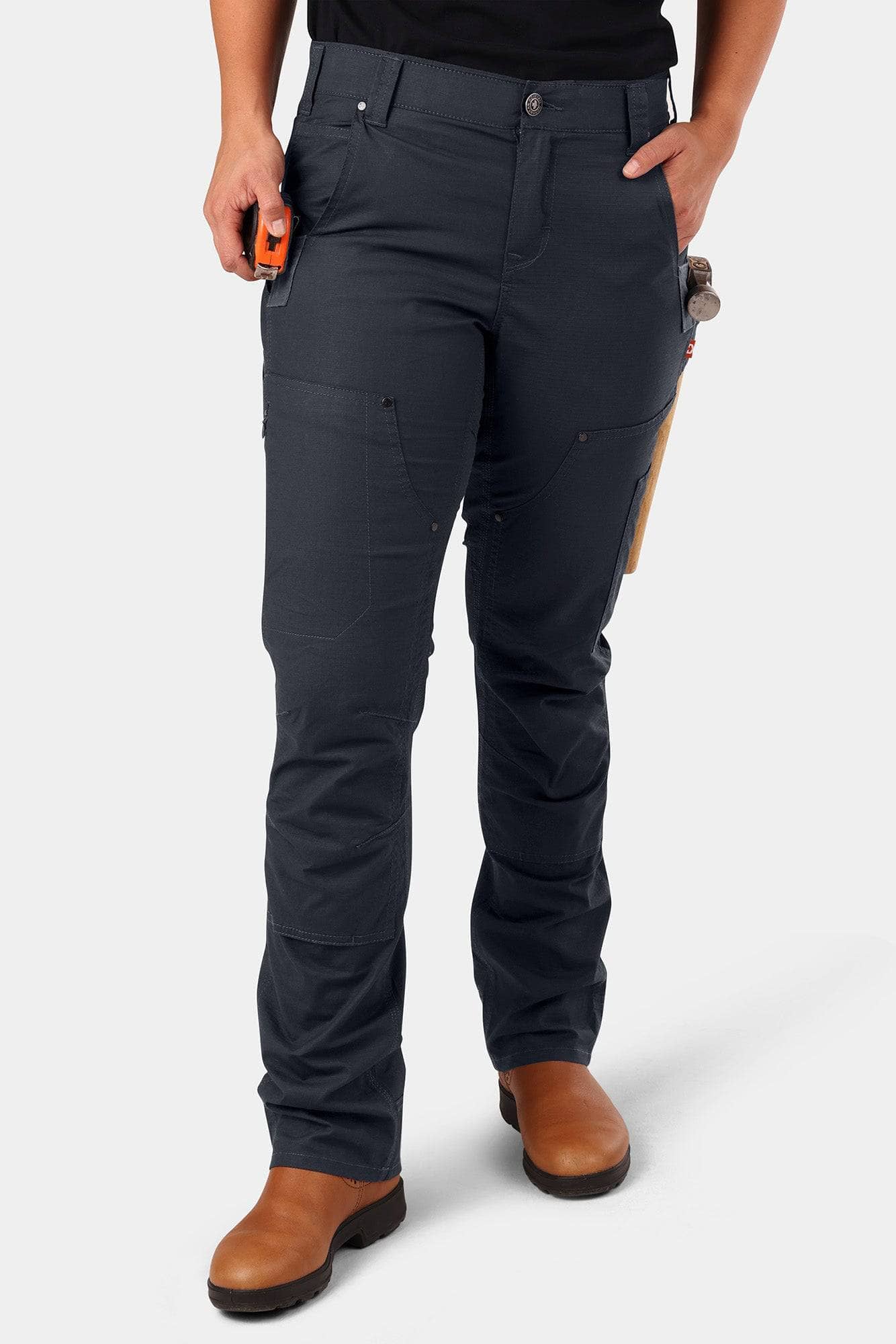 Britt X Ultralight Work Pant in Navy Ripstop - Image 5