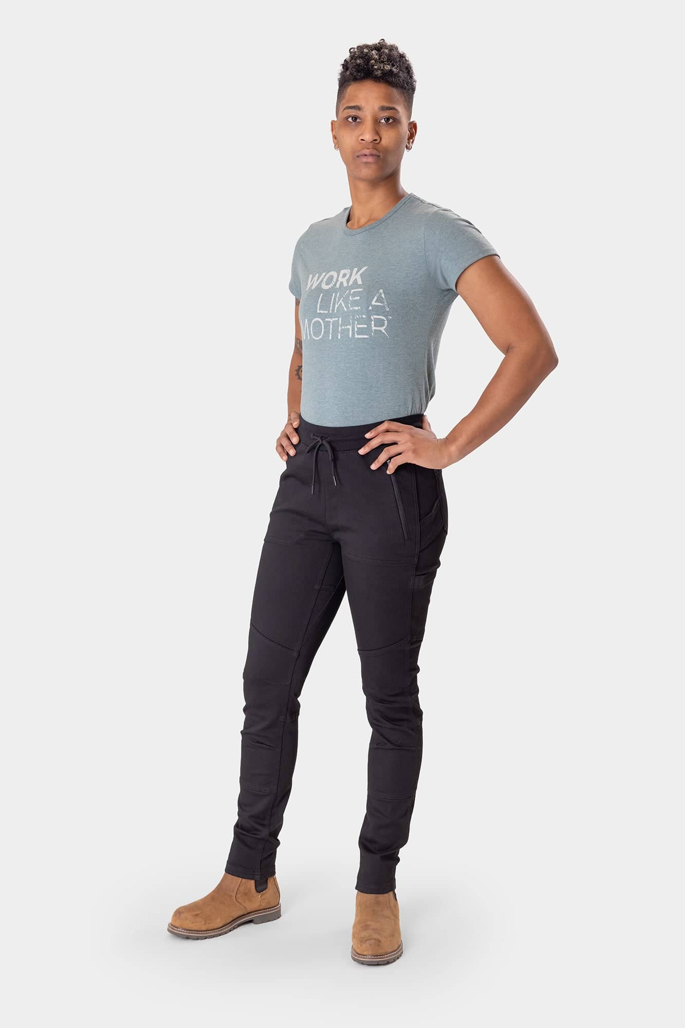 Christa X DIY Pant in Black Denim - Image 3