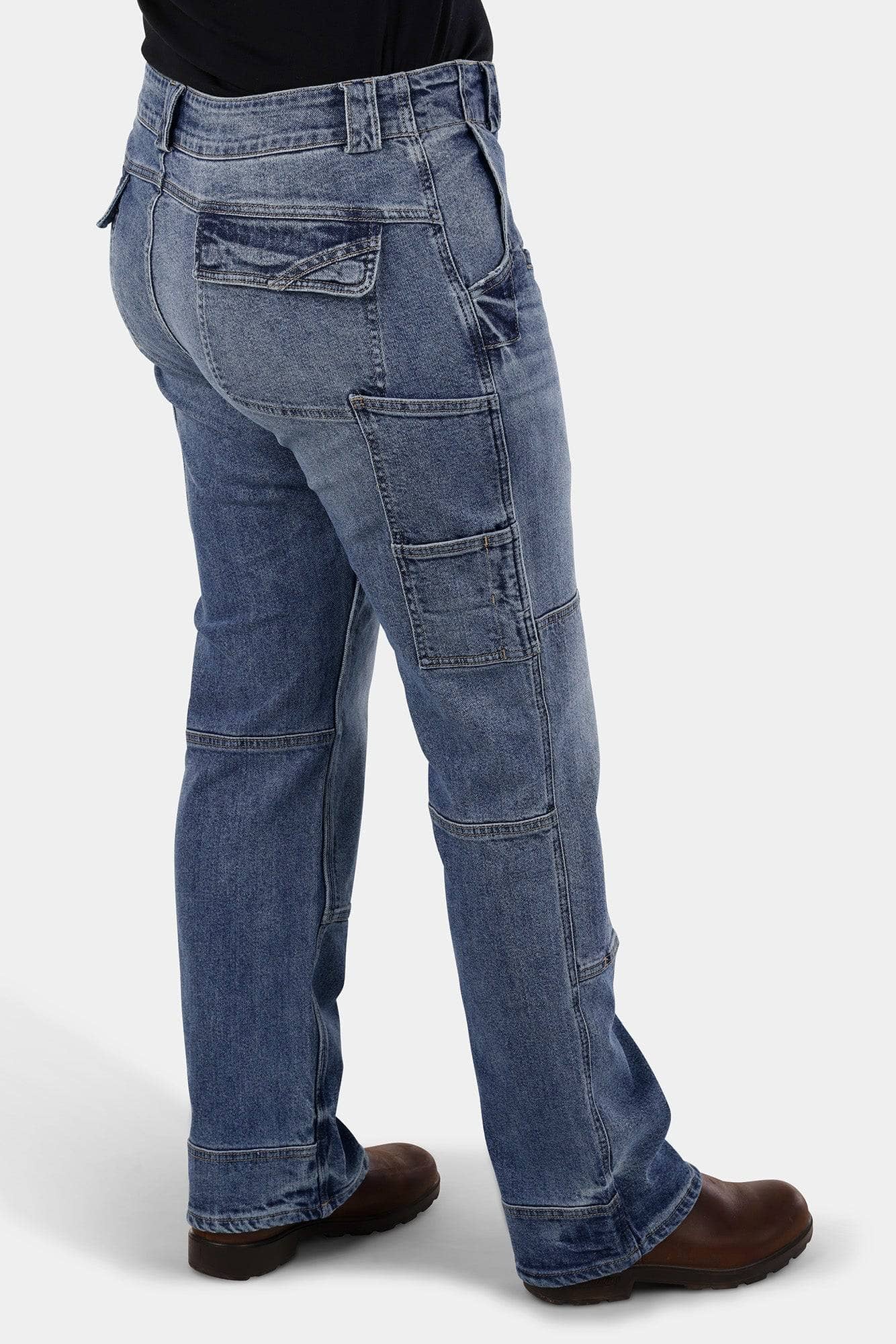 Day Construct Work Pant in Vintage Stretch Denim - Image 6