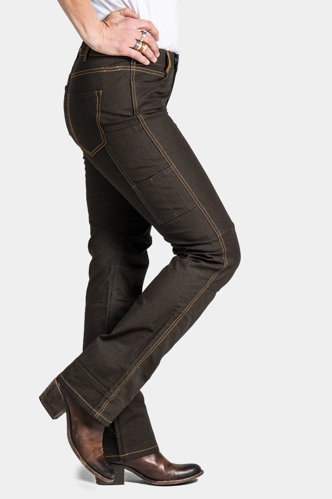 DX Bootcut Dark Kodiak Canvas - Image 4