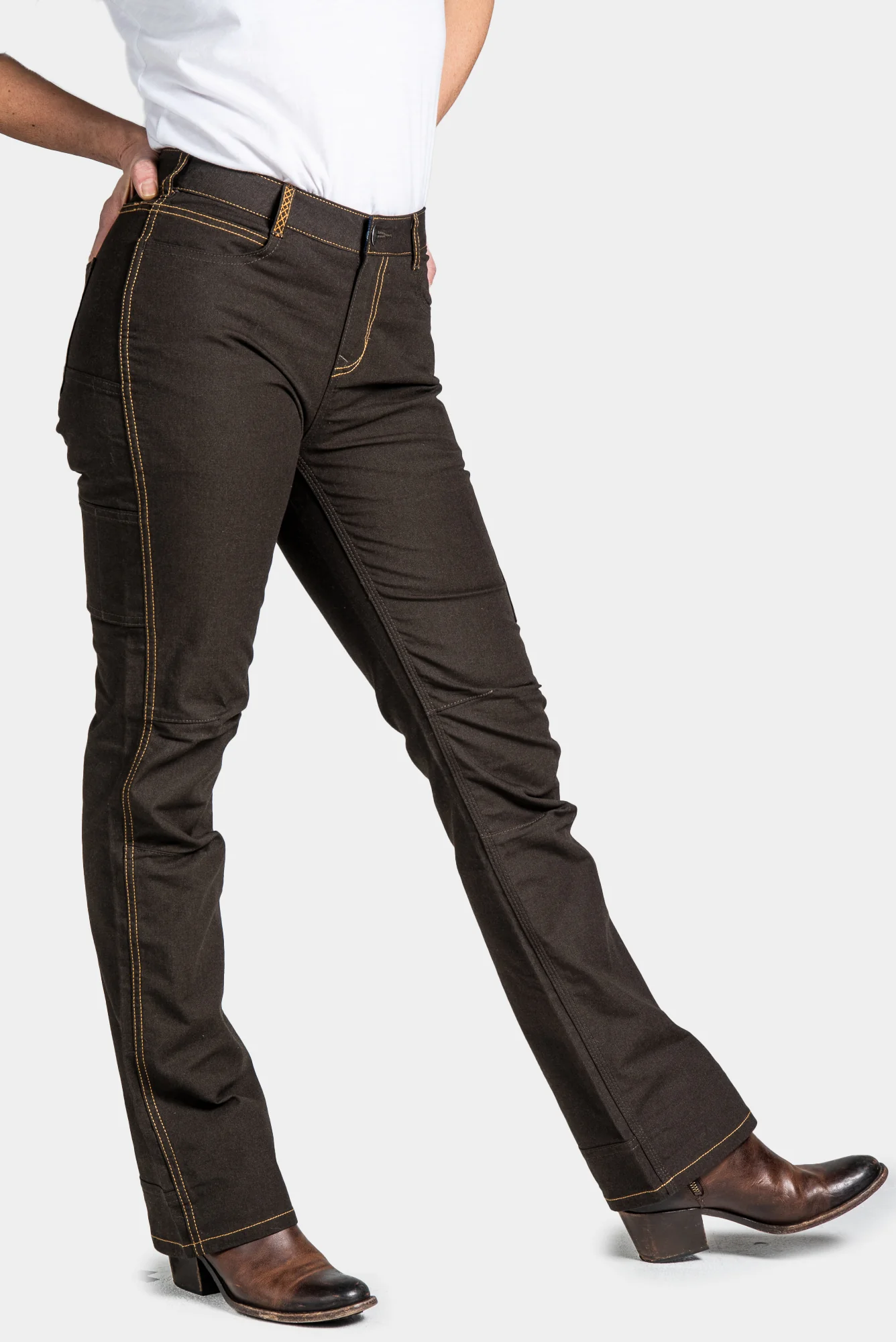 DX Bootcut Dark Kodiak Canvas - Image 6