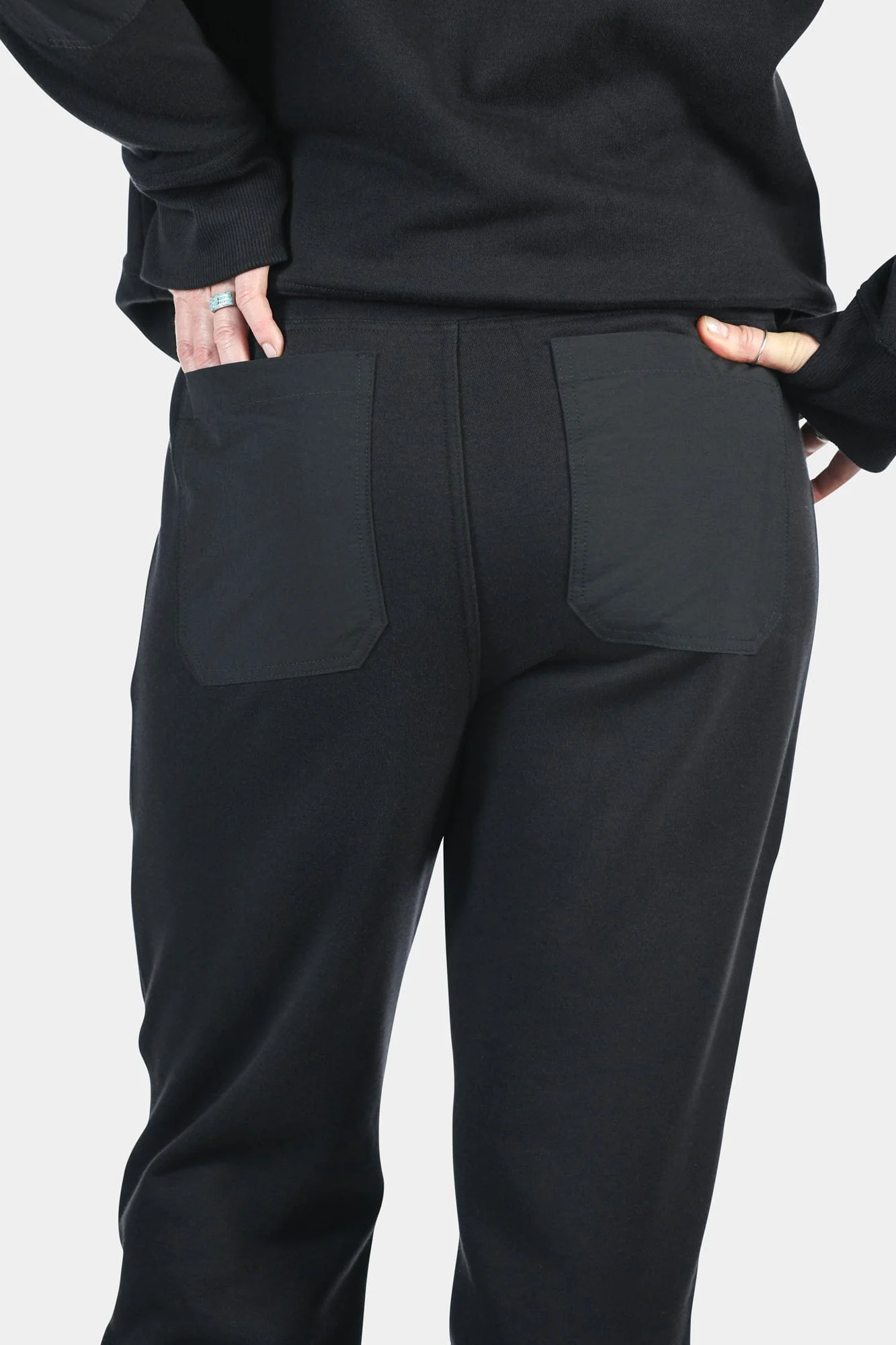 Flagger Fleece Jogger Work Pant in Black - Image 4