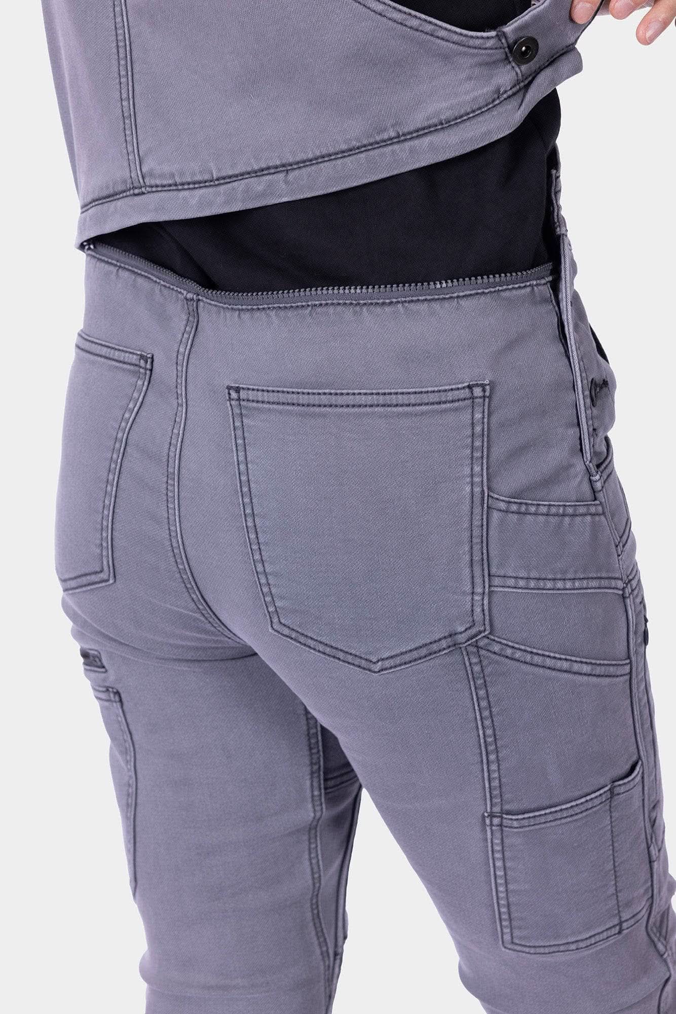 Freshley HotSwap® Drop Seat Overalls in Grey - Image 7