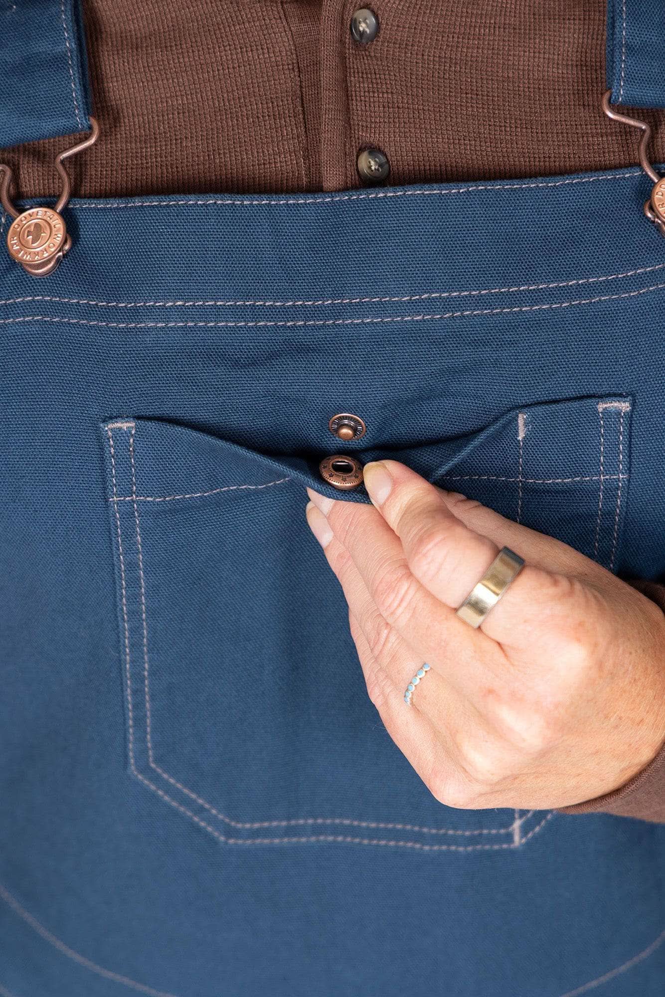 GO TO™  Overalls in Atlantic Blue - Image 7