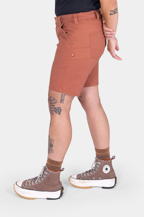 GO TO™ Stretch Canvas Short in Terracotta - Image 3