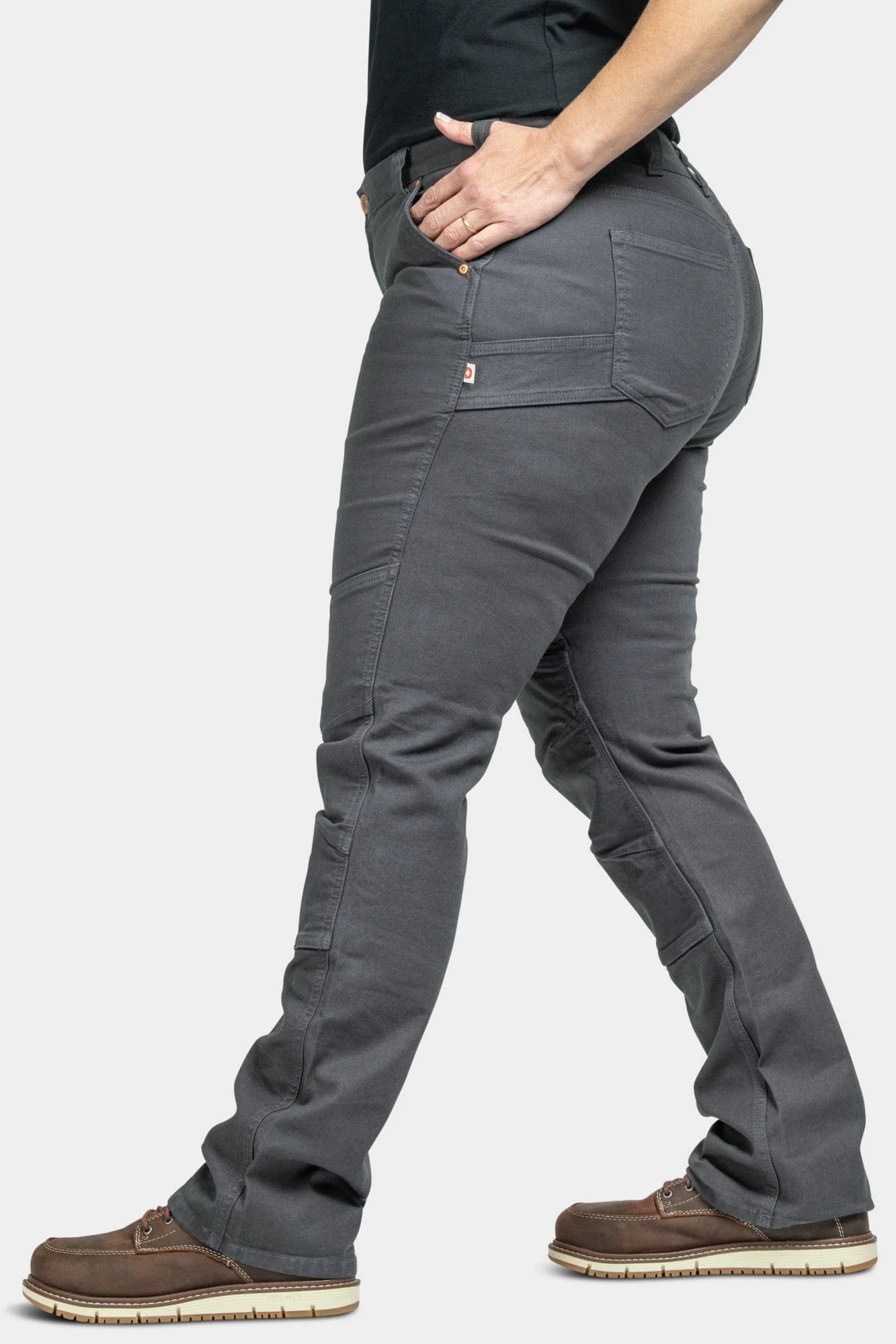 GO TO™ Stretch Canvas Pants in Cement Grey - Image 6