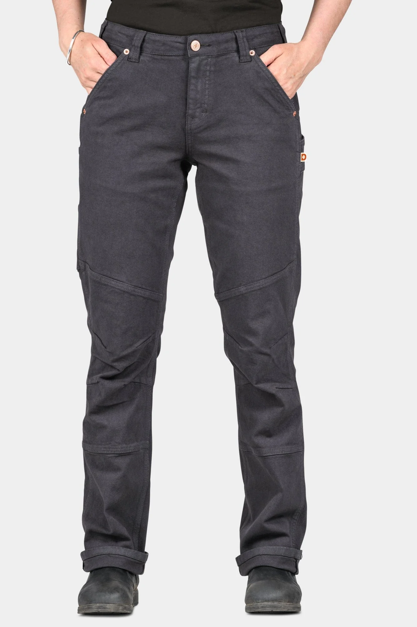 GO TO™ Stretch Canvas Pants in Cement Grey - Image 7