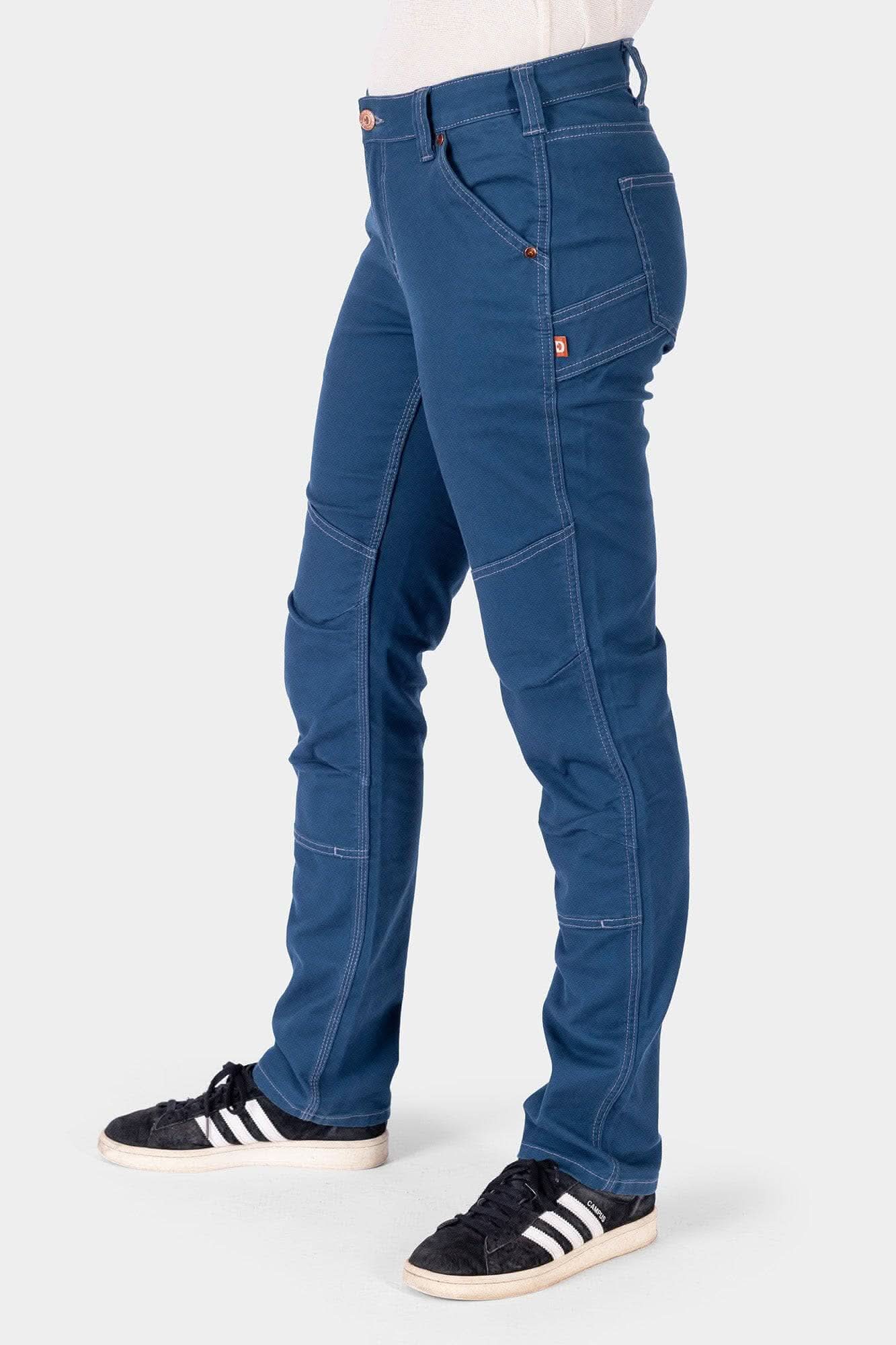 GO TO™ Stretch Canvas Pant in Atlantic Blue - Image 4