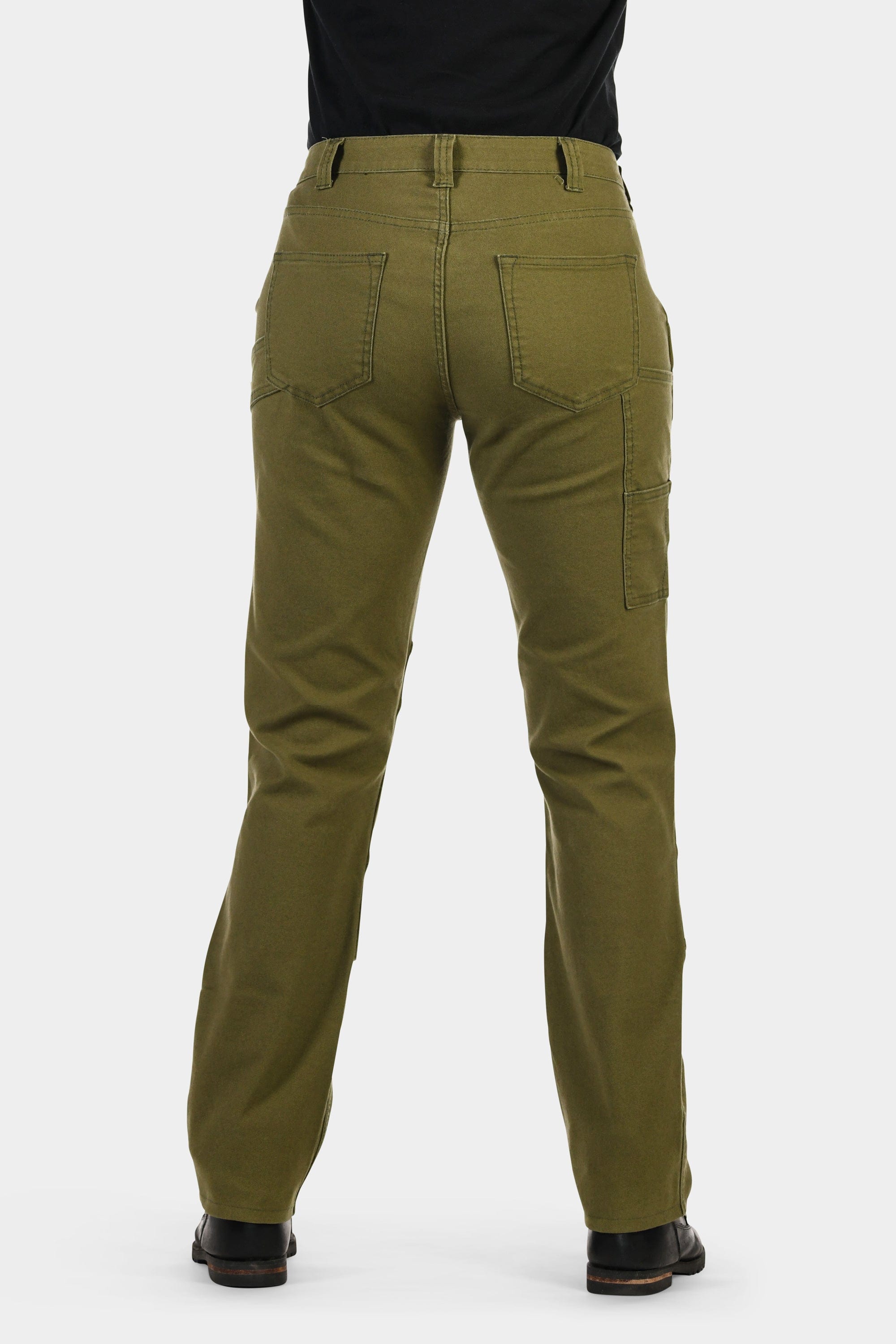 GO TO™ Stretch Canvas Pants in Kelp Green - Image 6