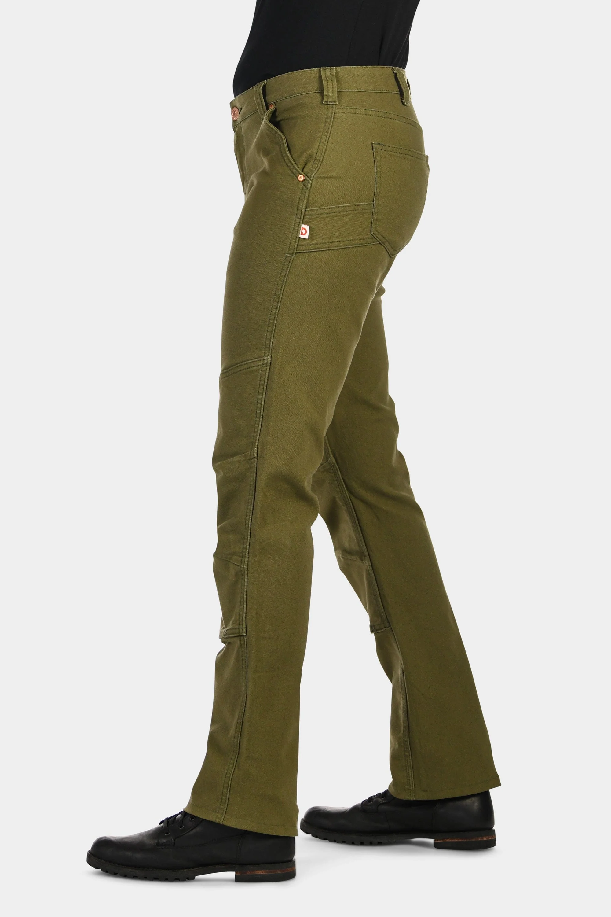 GO TO™ Stretch Canvas Pants in Kelp Green - Image 7