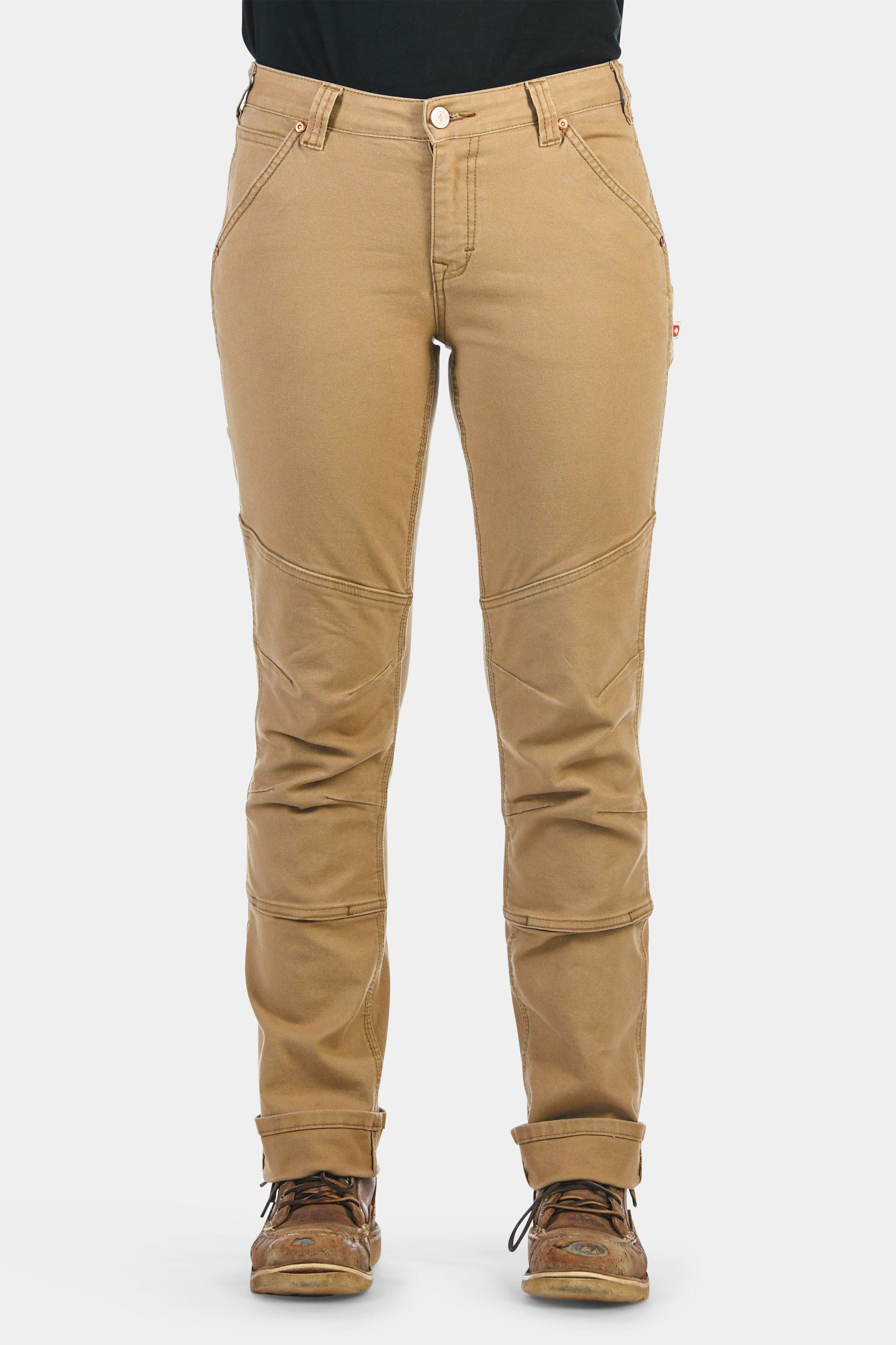 GO TO™ Stretch Canvas Pants in Sawdust Brown - Image 5