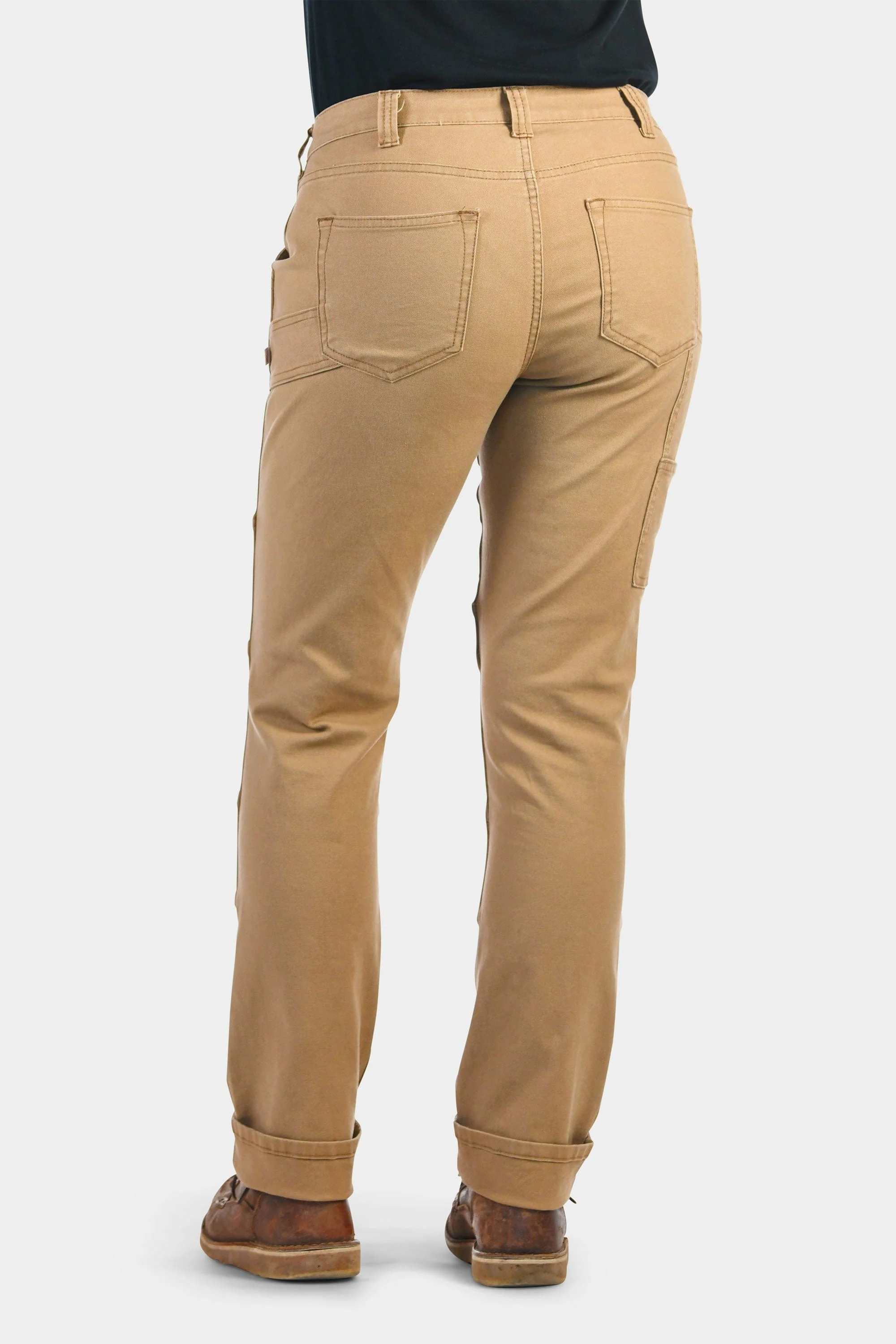 GO TO™ Stretch Canvas Pants in Sawdust Brown - Image 6