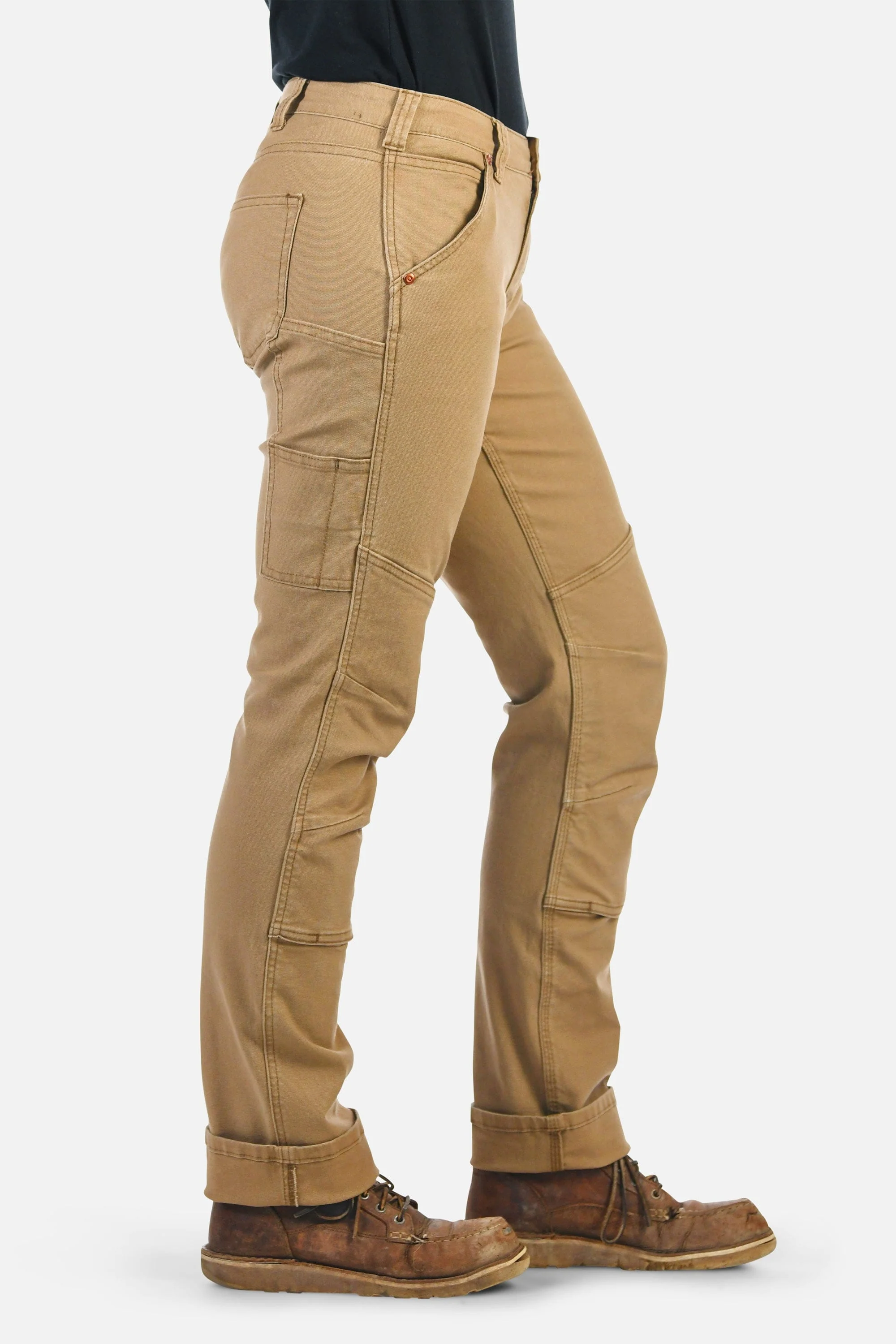 GO TO™ Stretch Canvas Pants in Sawdust Brown - Image 7