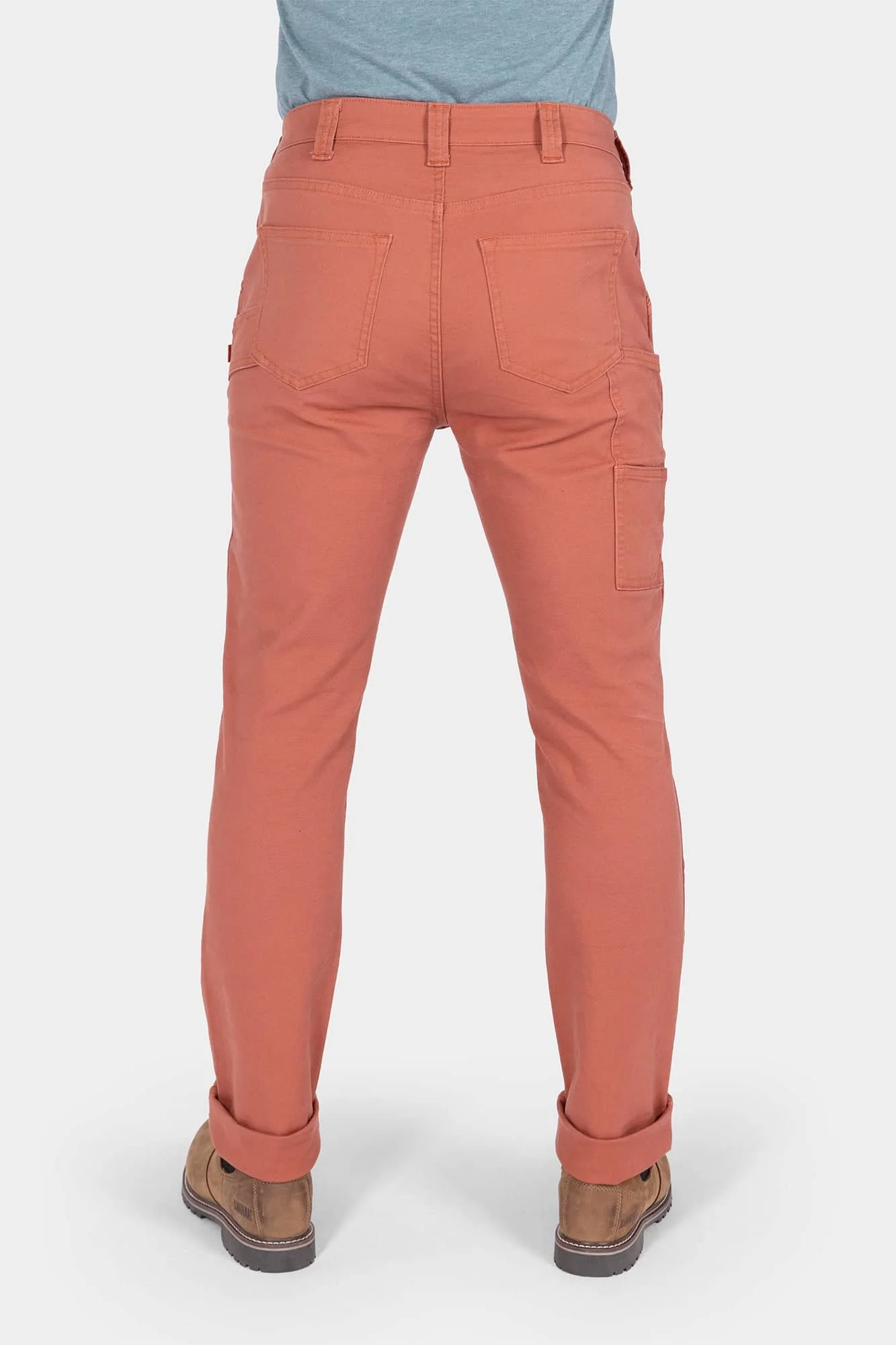 GO TO™ Stretch Canvas Pant in Terracotta - Image 4