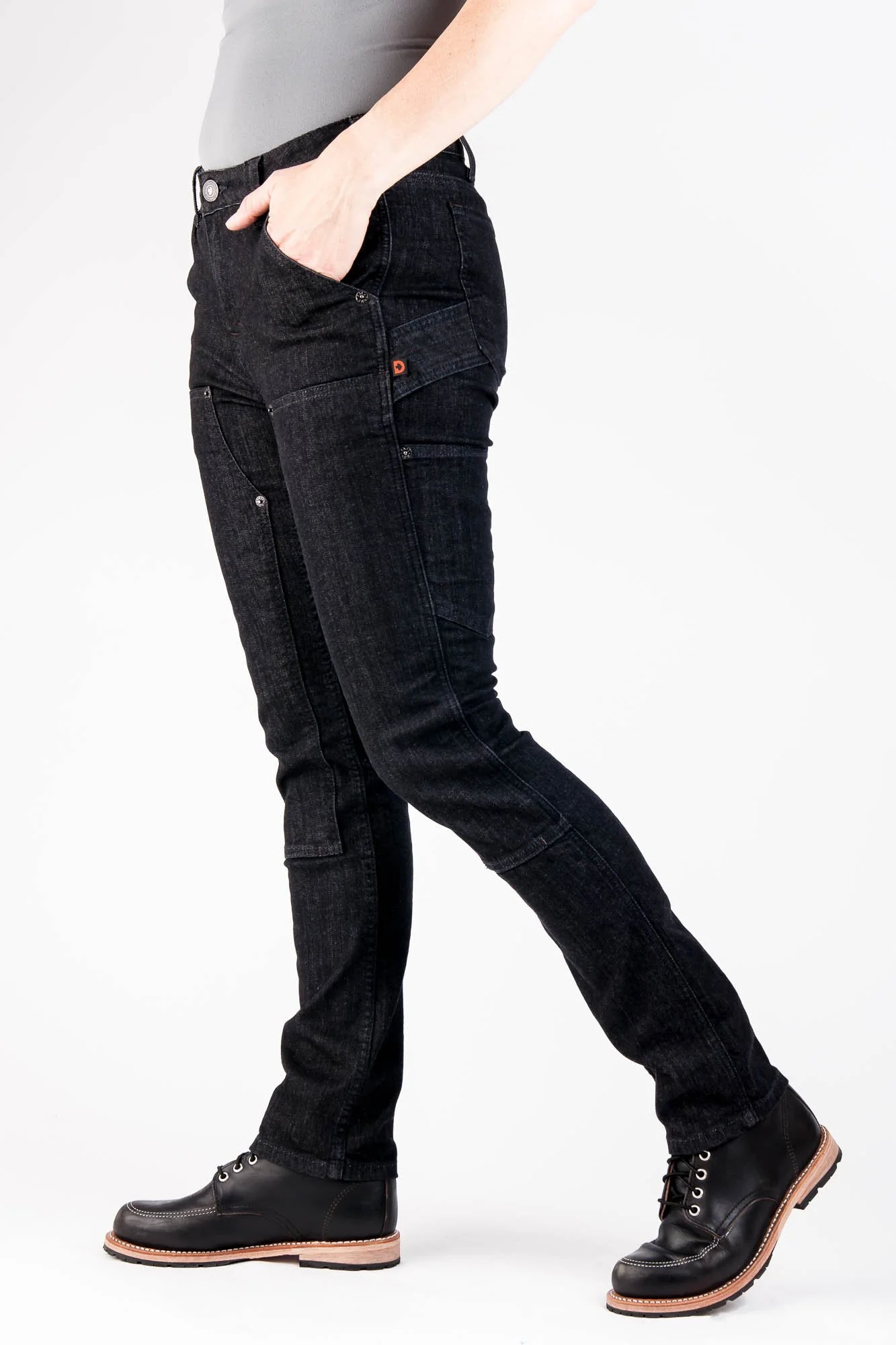 Maven Slim in Heathered Black Denim - Image 3