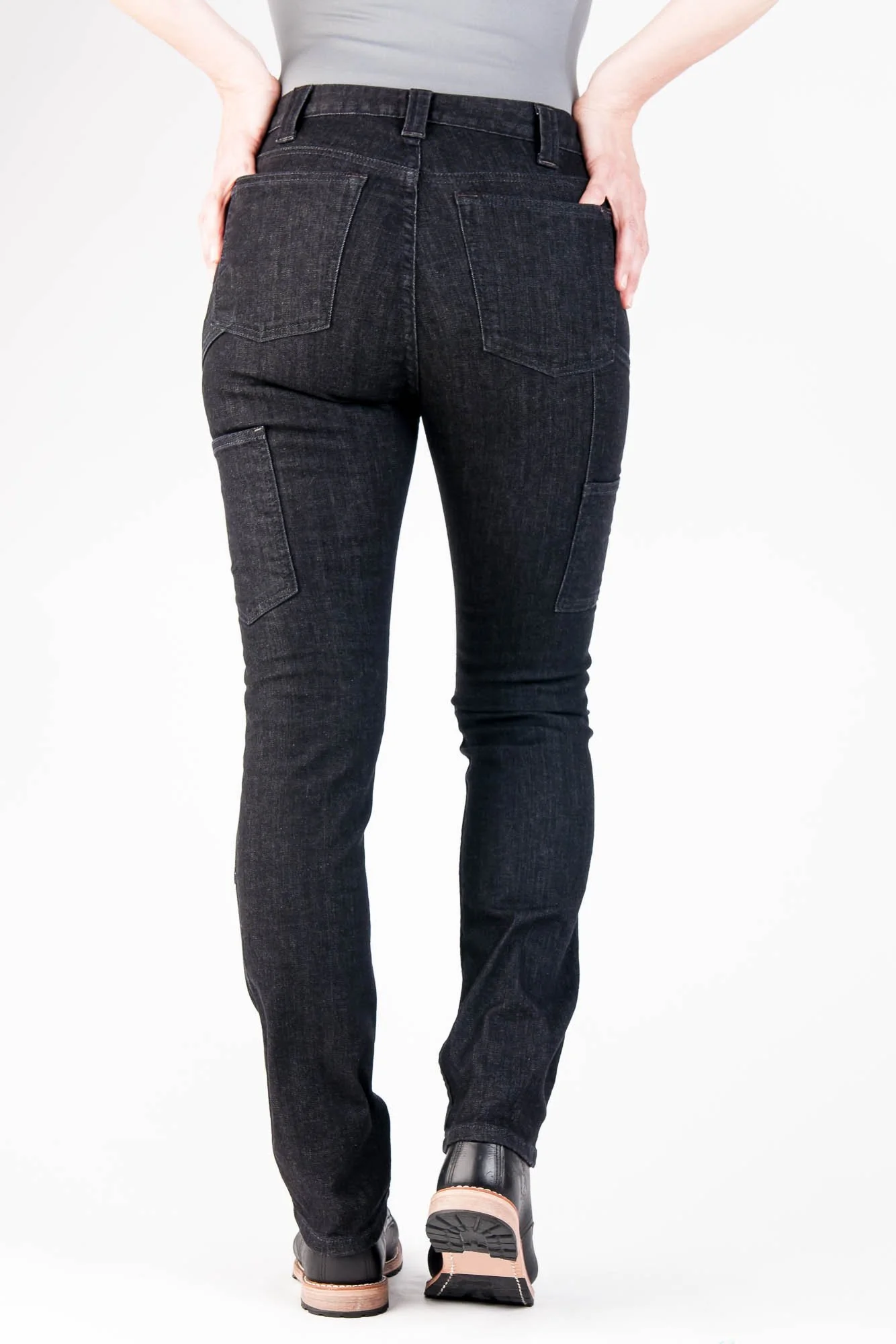 Maven Slim in Heathered Black Denim - Image 4
