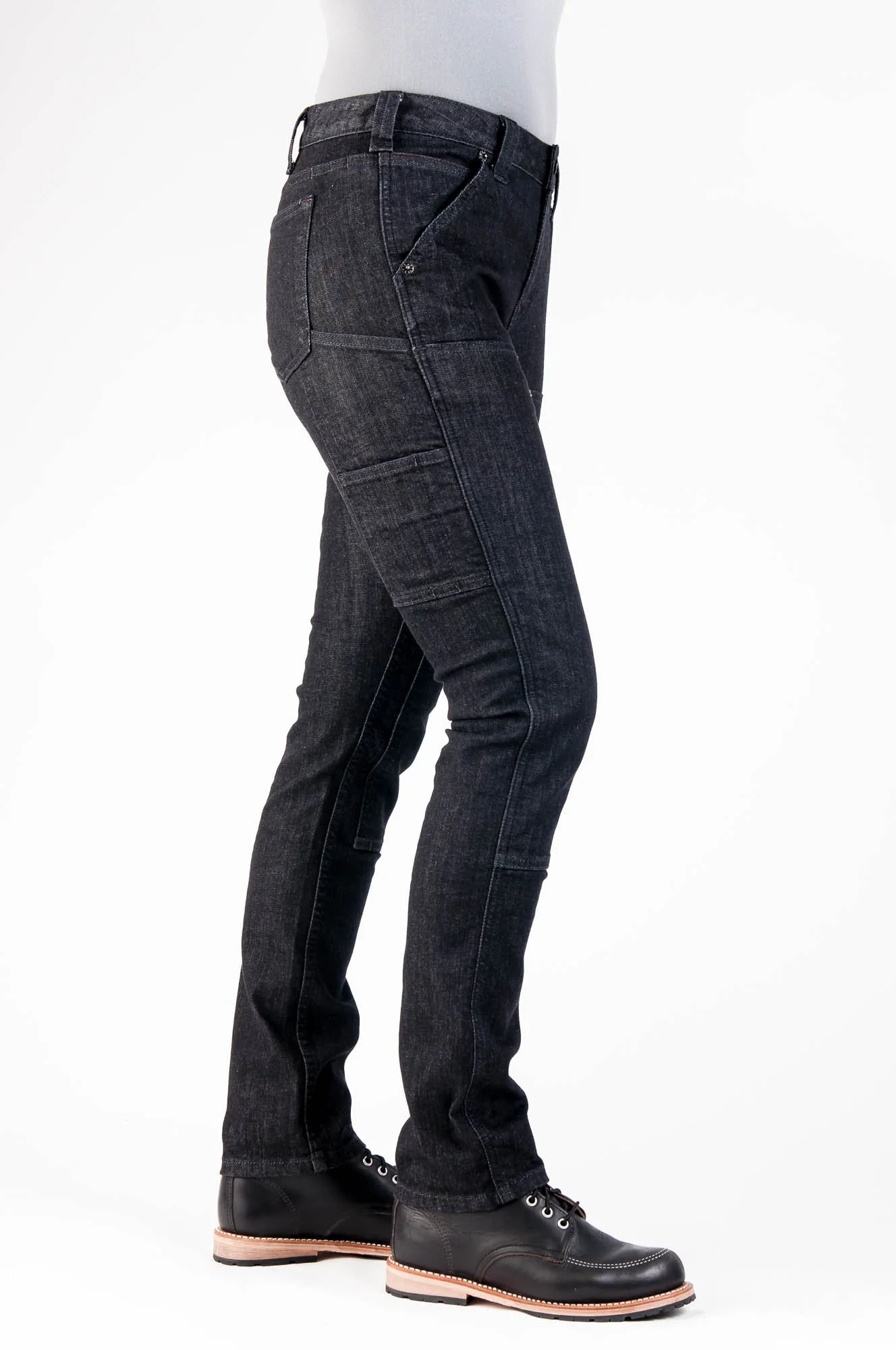 Maven Slim in Heathered Black Denim - Image 5