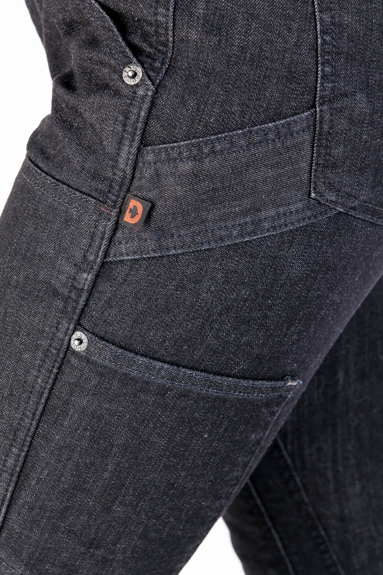 Maven Slim in Heathered Black Denim - Image 7