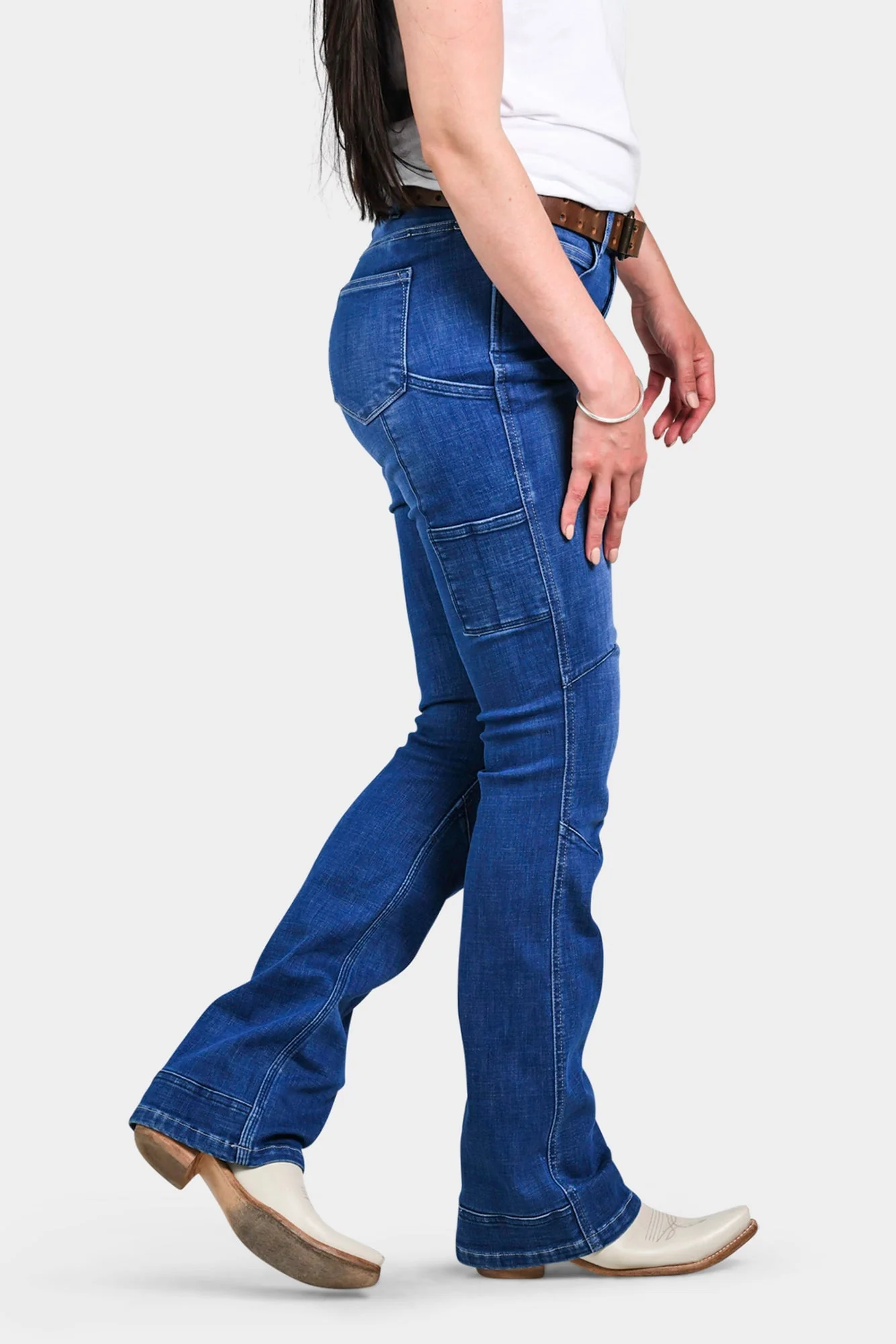 DX Bootcut in Blue Sky Denim - Image 3