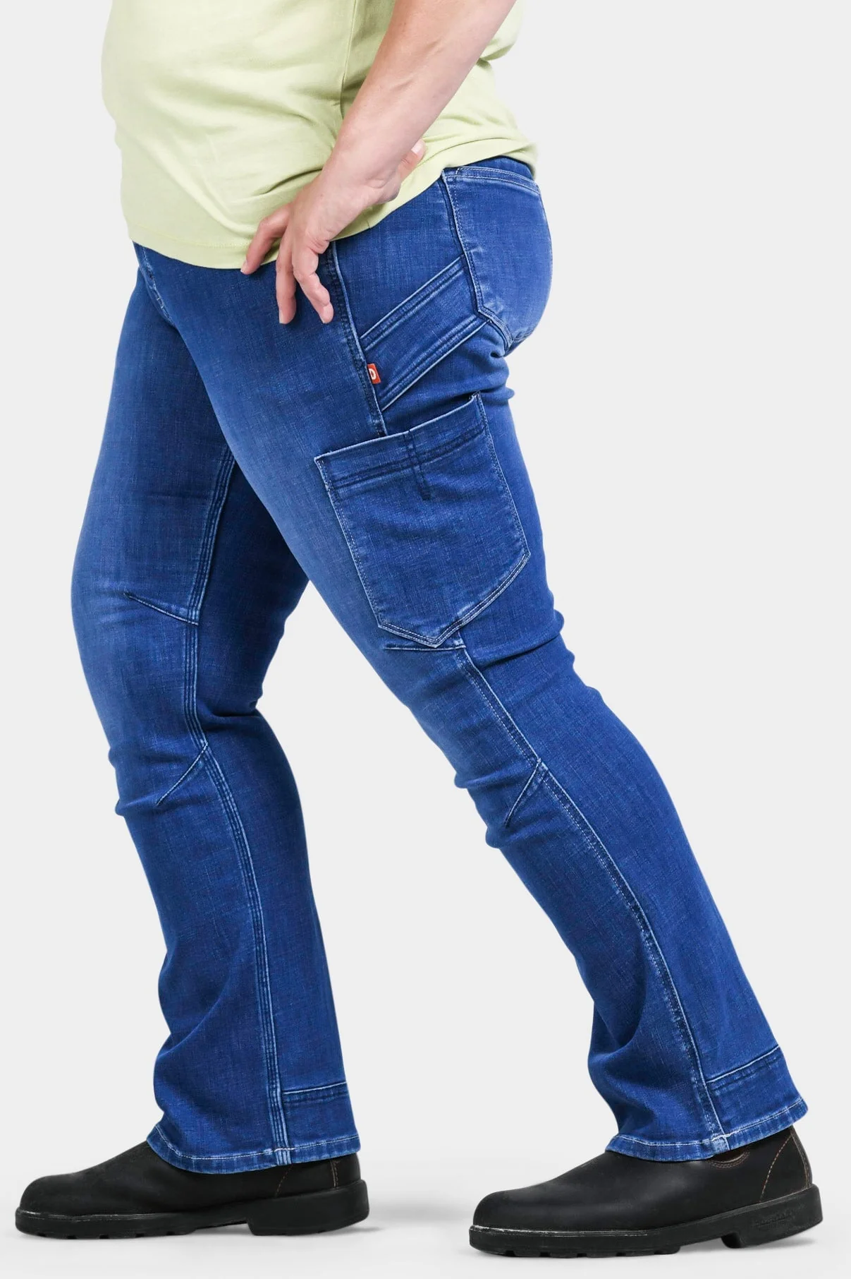 DX Bootcut in Blue Sky Denim - Image 6