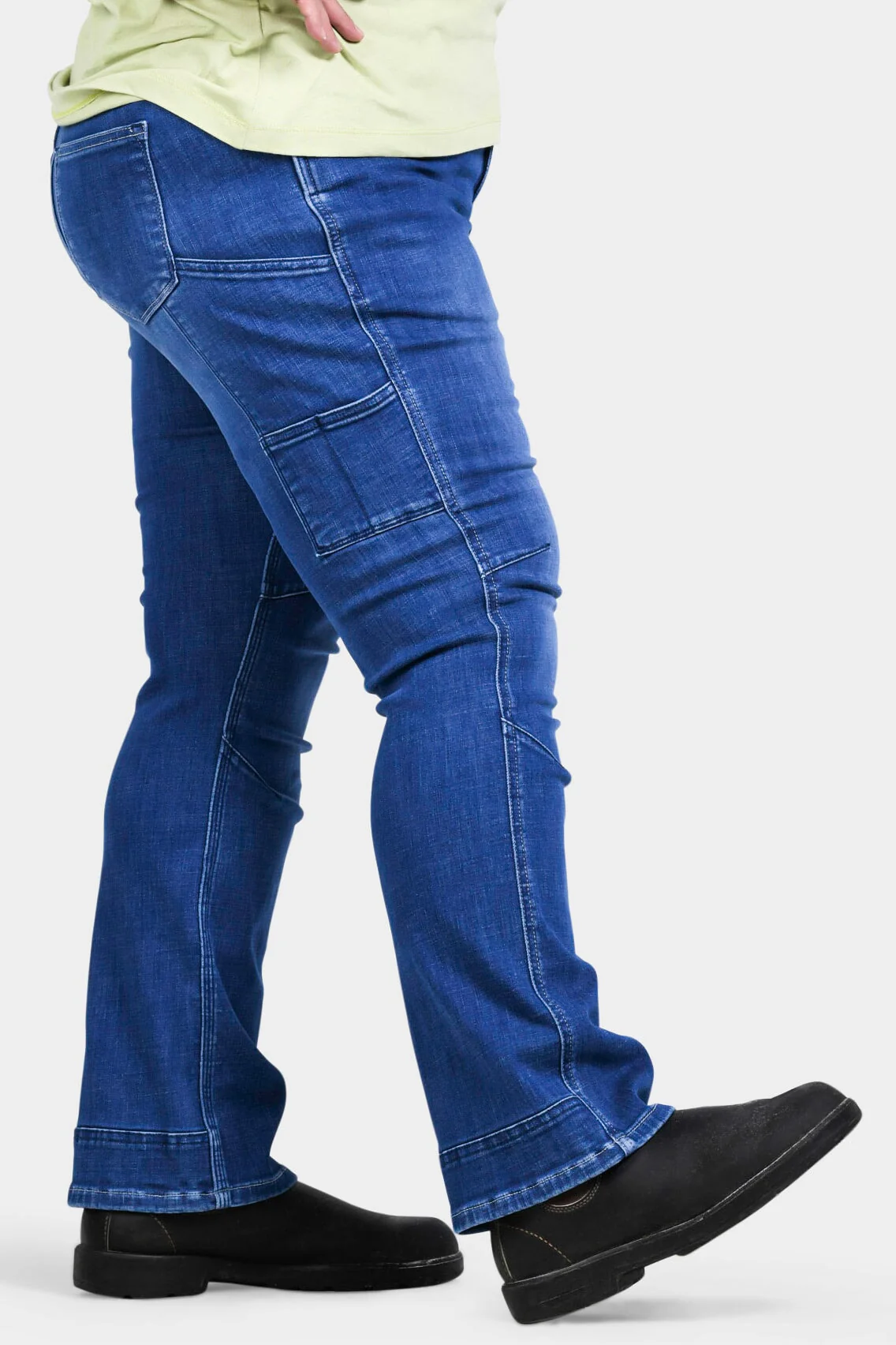 DX Bootcut in Blue Sky Denim - Image 7