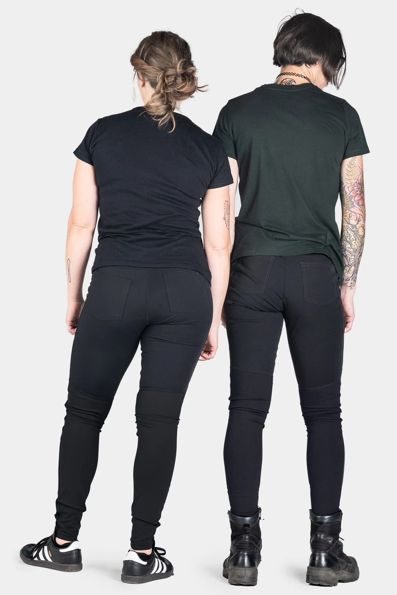 Field Utility Legging in Black/Black Knit - Image 8
