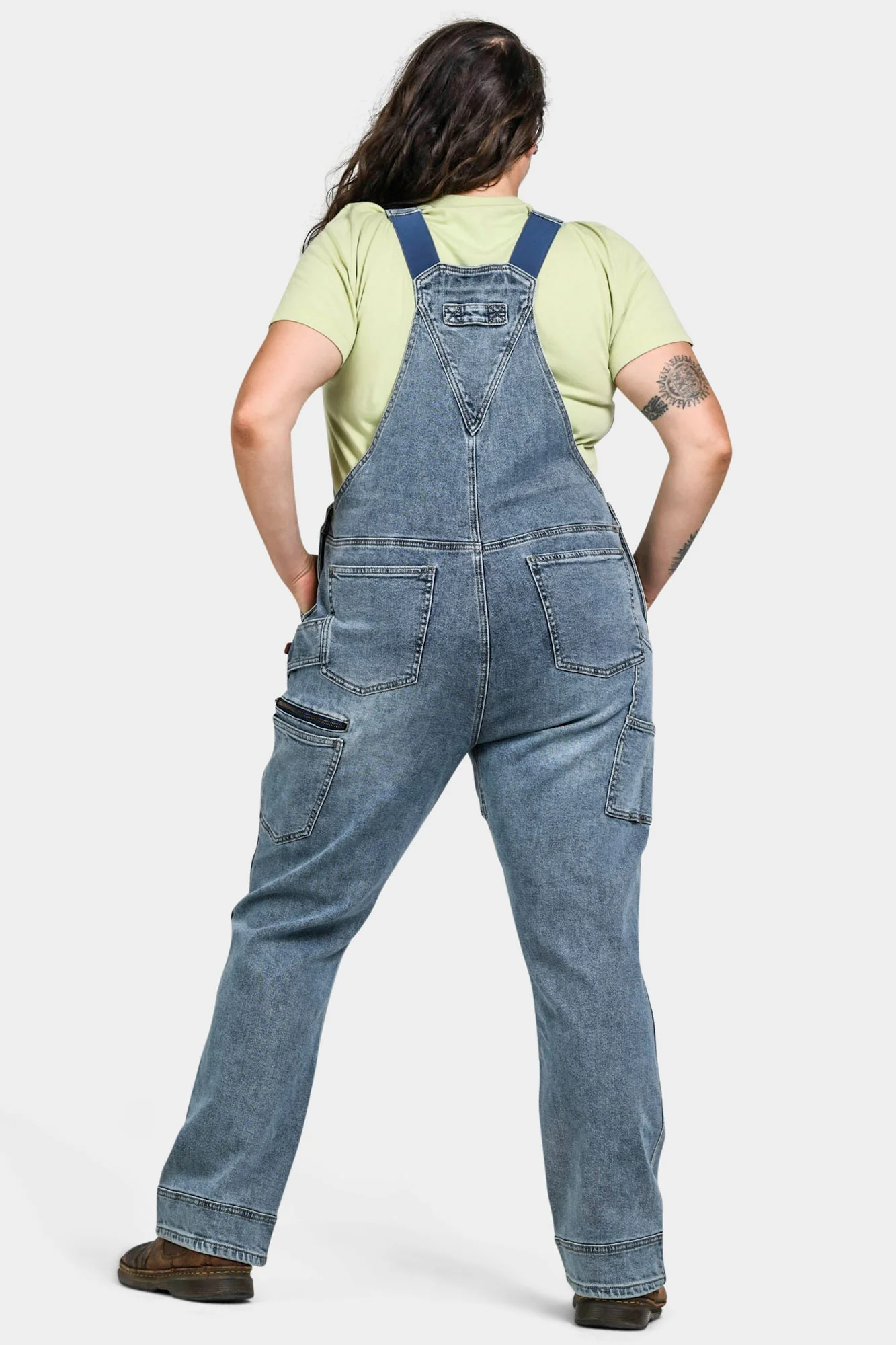 Freshley Overalls in Vintage Indigo Denim - Image 3
