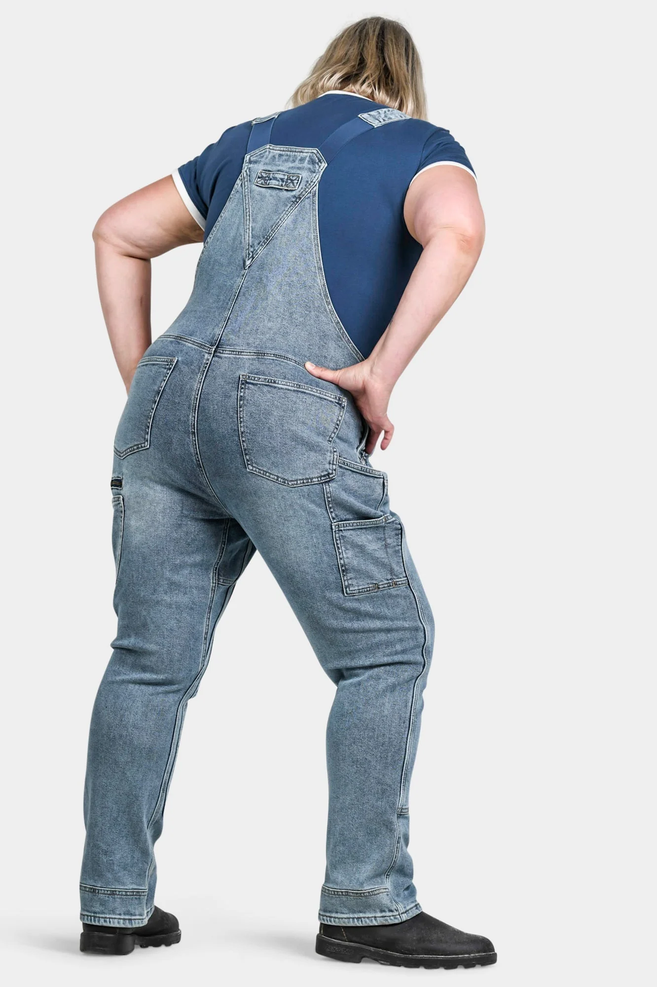 Freshley Overalls in Vintage Indigo Denim - Image 5