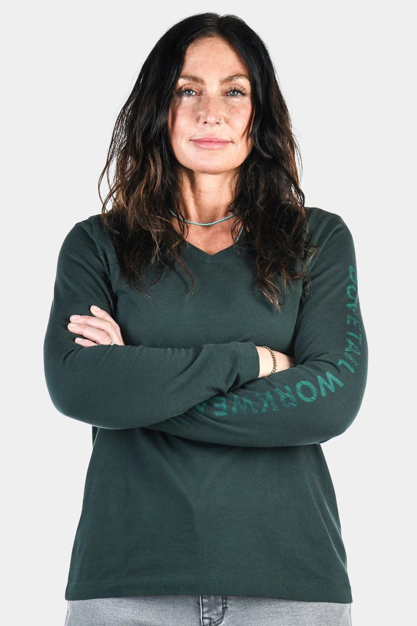 GO TO™ Long Sleeve V-Neck T-Shirt - Image 6