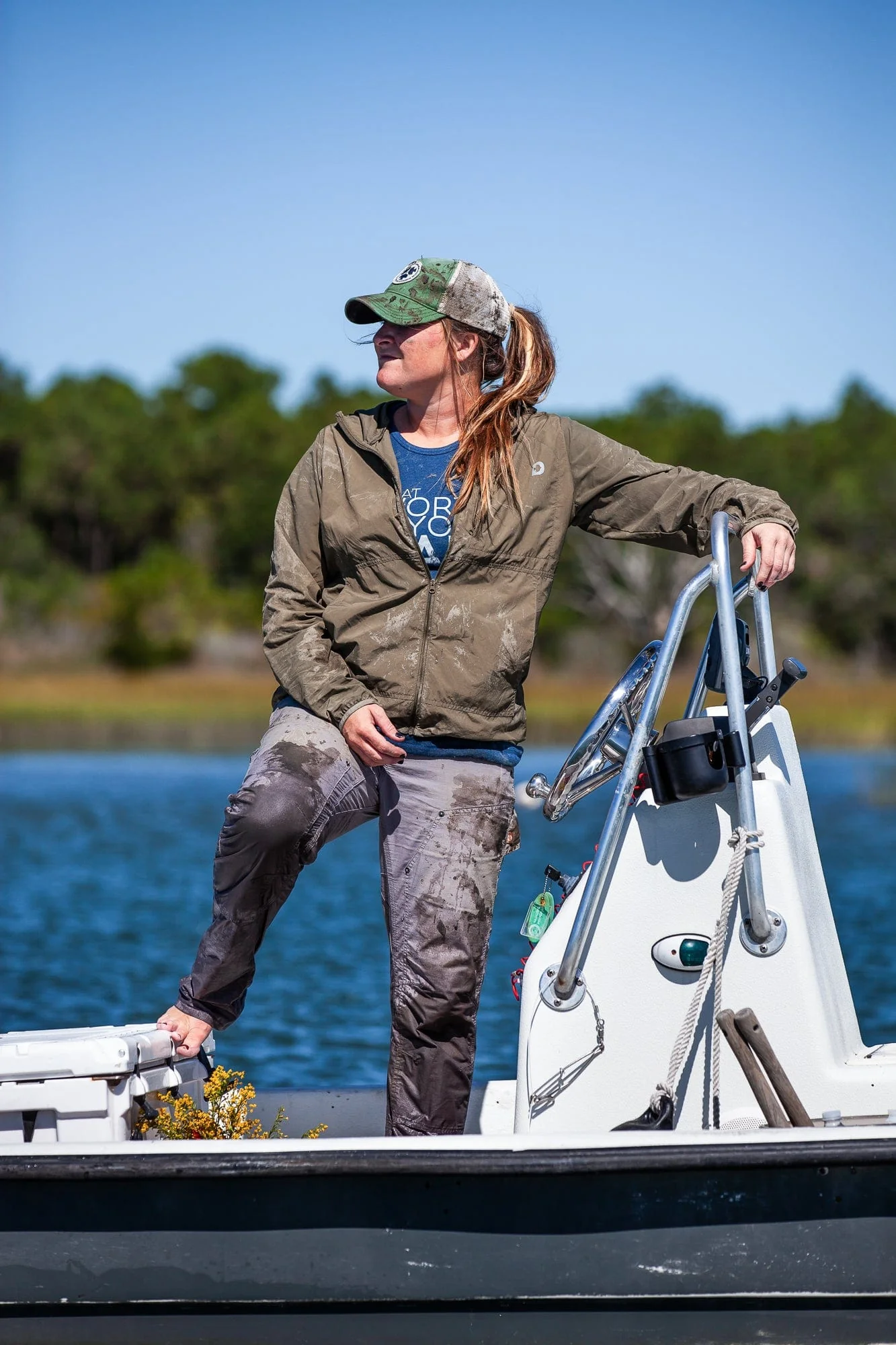 Anna Ultralight Trail Pant in Dove Grey Ripstop - Image 5