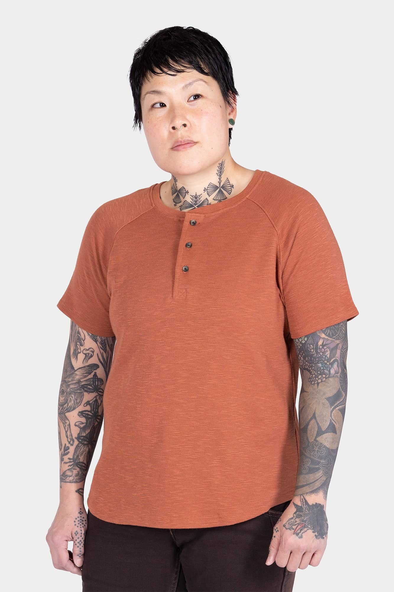 Old School Summer Henley Shirt - Image 4