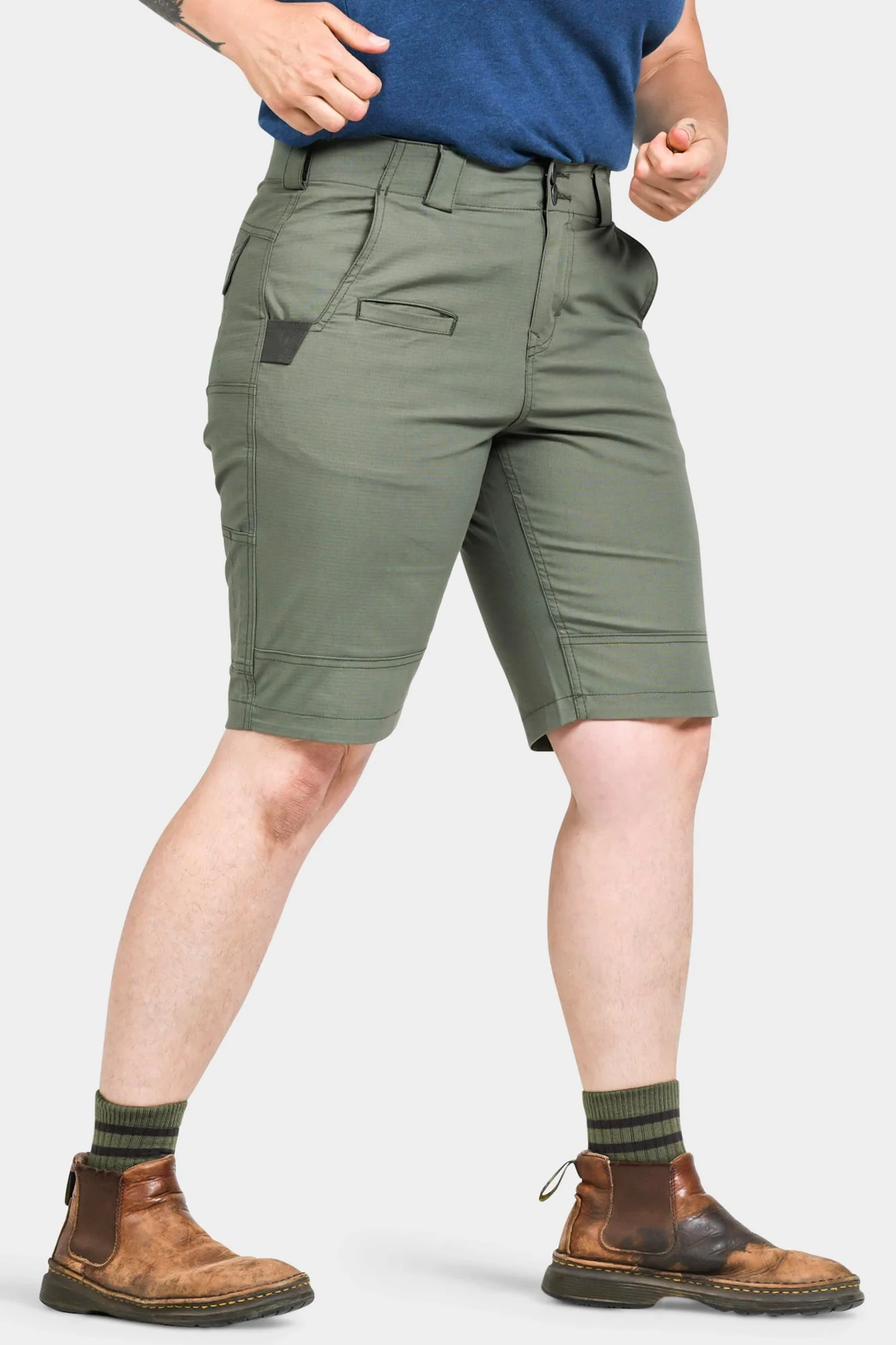 Day Construct Short in Ultralight Lichen Ripstop - Image 6