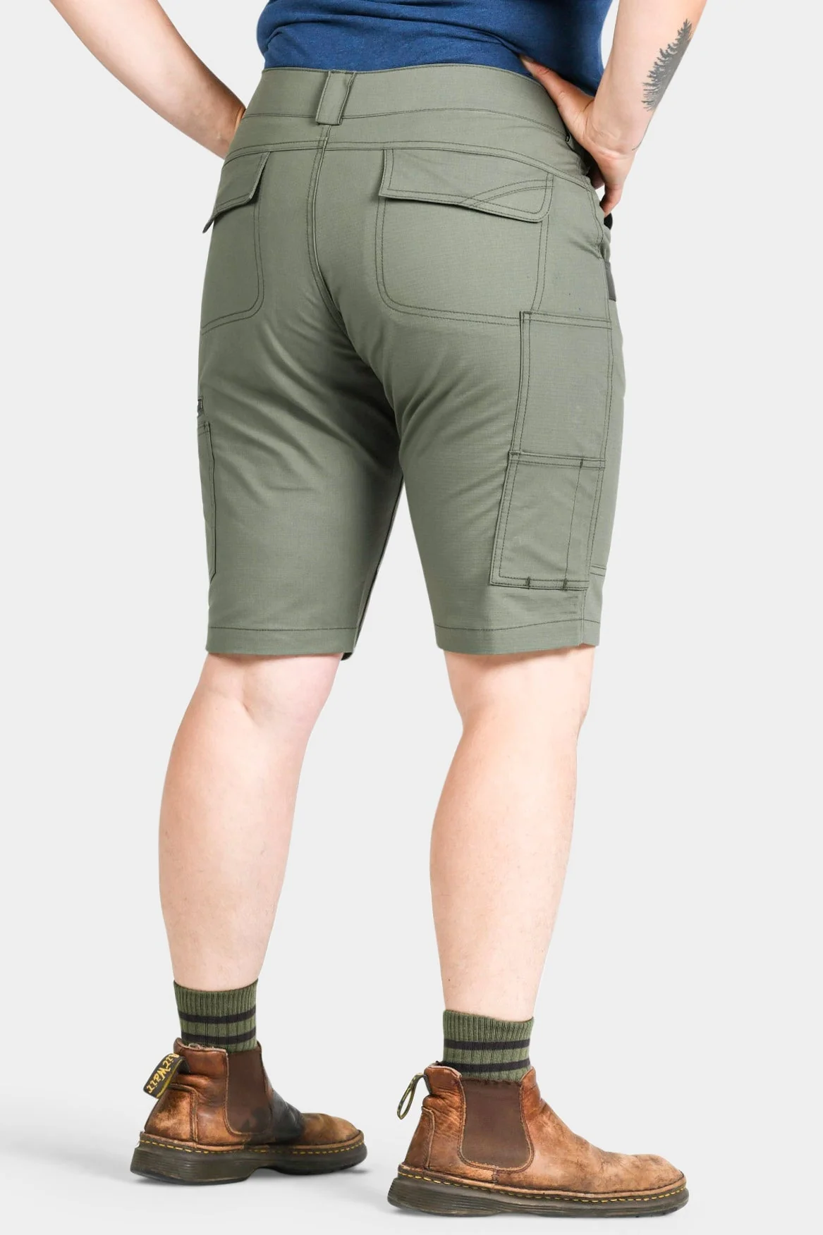 Day Construct Short in Ultralight Lichen Ripstop - Image 7