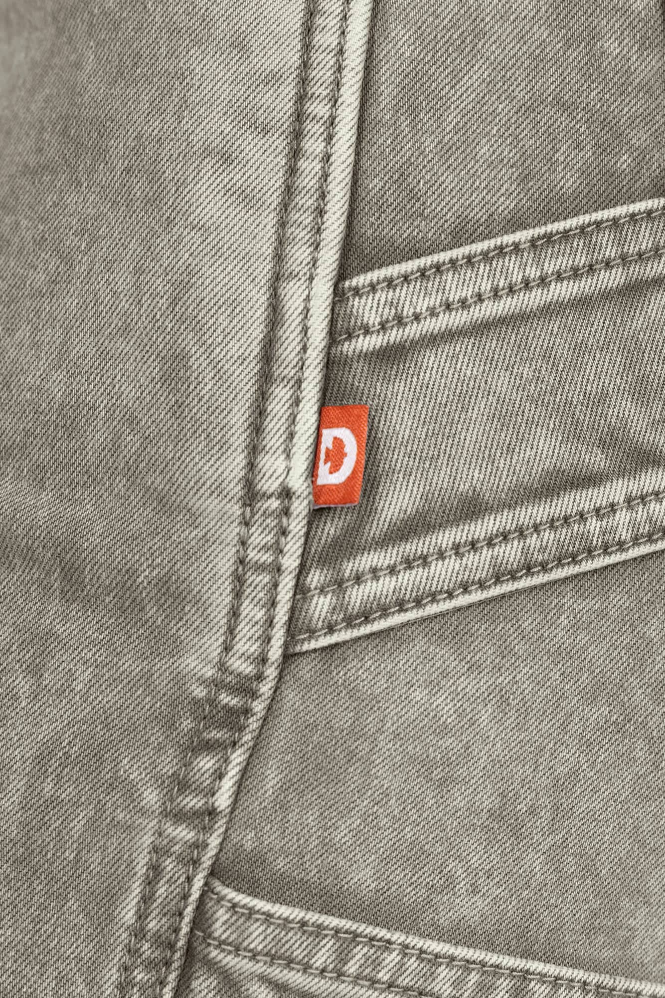 Old School Wide Leg Mineral Wash Jean in Sunbaked Eucalyptus - Image 10